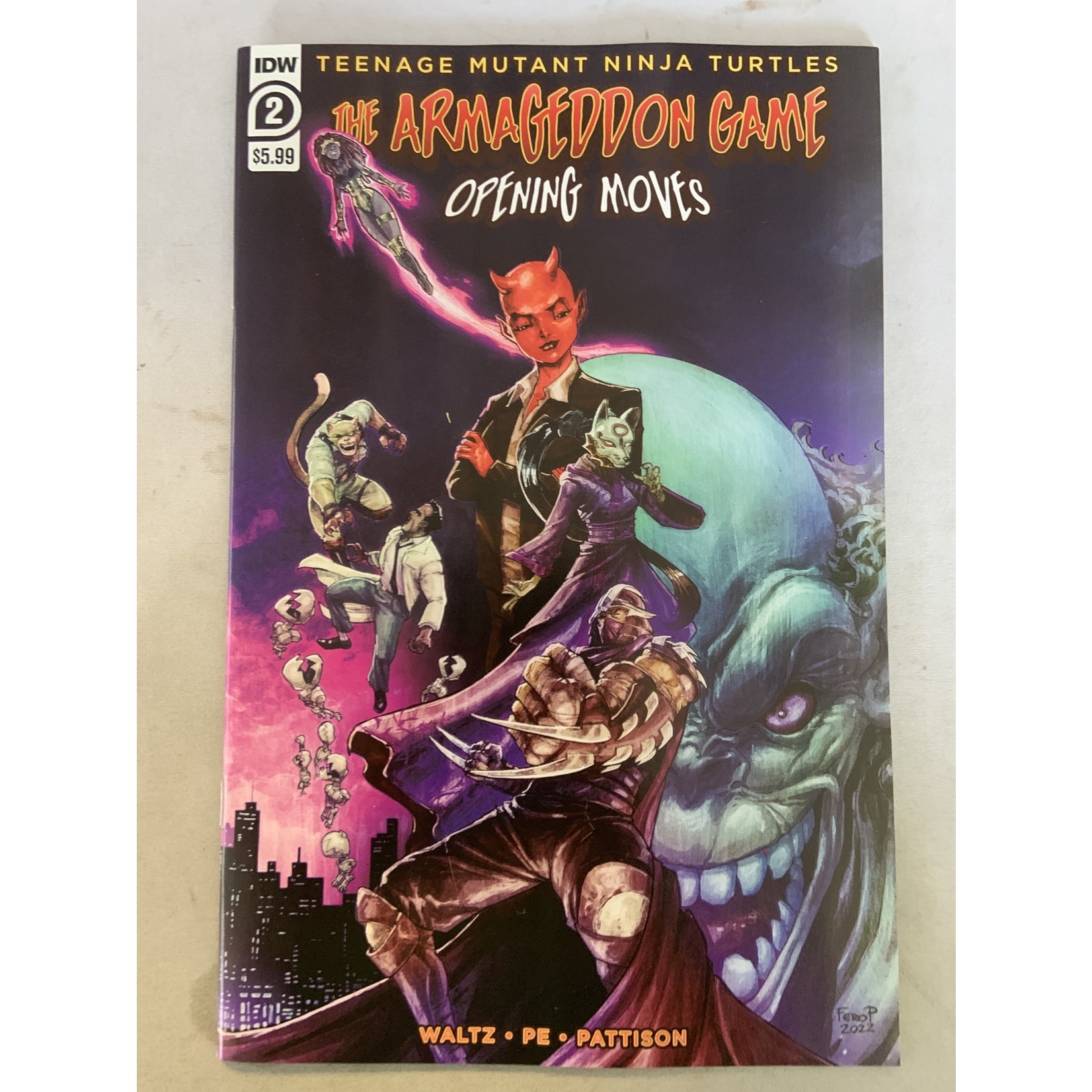 IDW PUBLISHING TMNT The Armageddon Game: Opening Moves 2022 #2