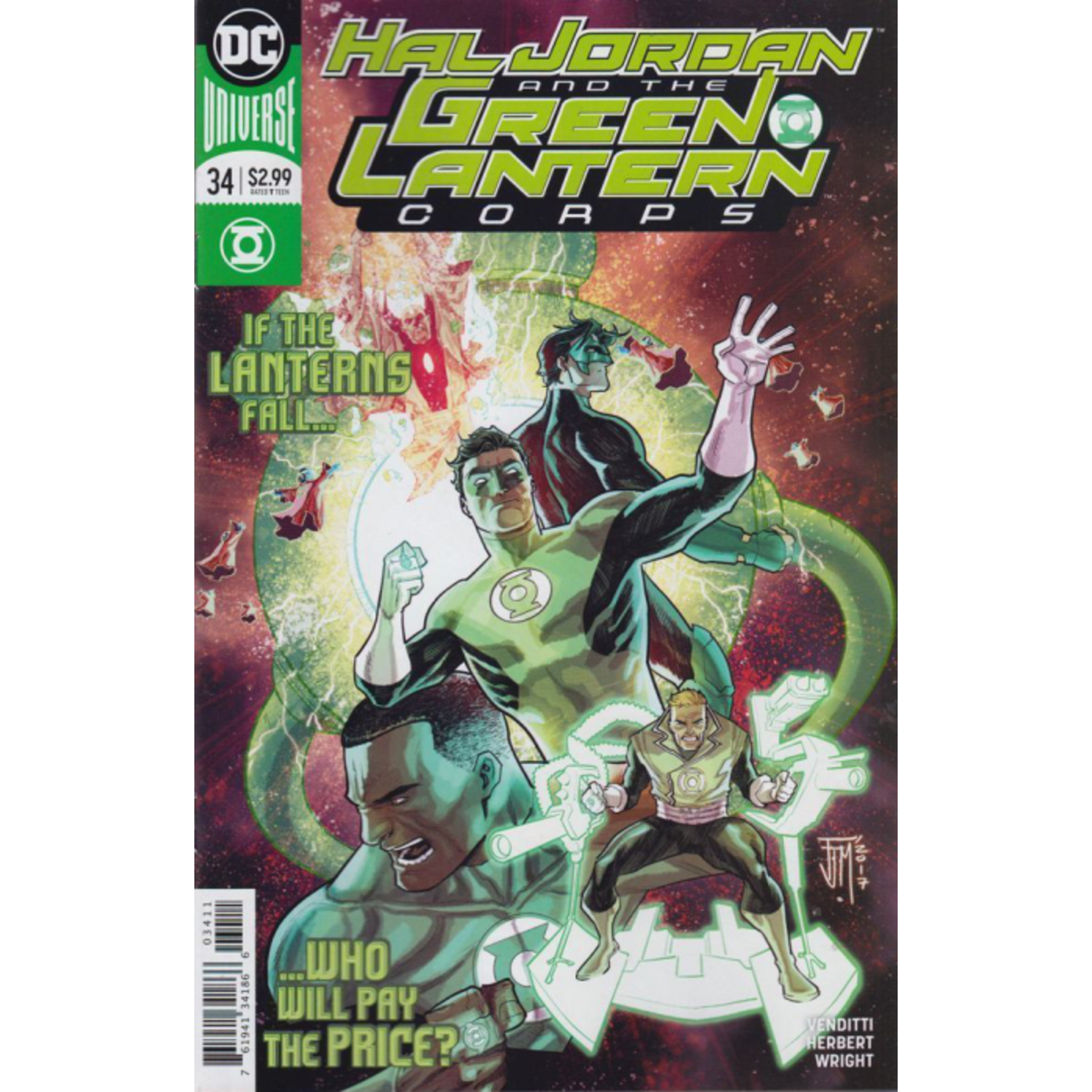 DC Comics Hal Jordan and the Green Lantern Corps 2016 #34