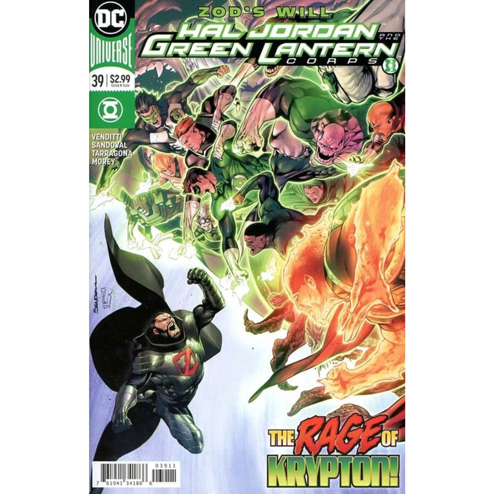 DC Comics Hal Jordan and the Green Lantern Corps 2016 #39