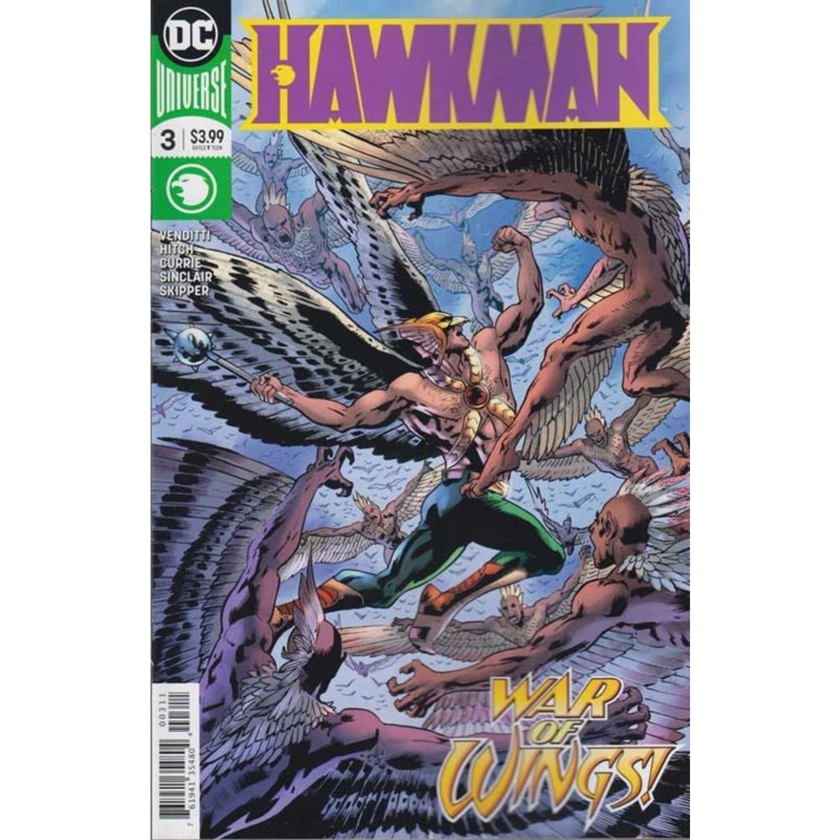 DC Comics Hawkman 2018 #3