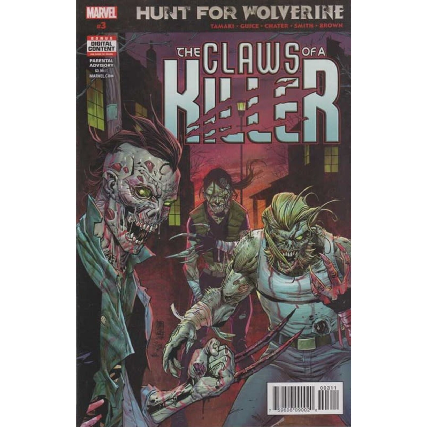 Marvel Comics Hunt for Wolvering: The Claws of a Killer (of 4) 2018 #3