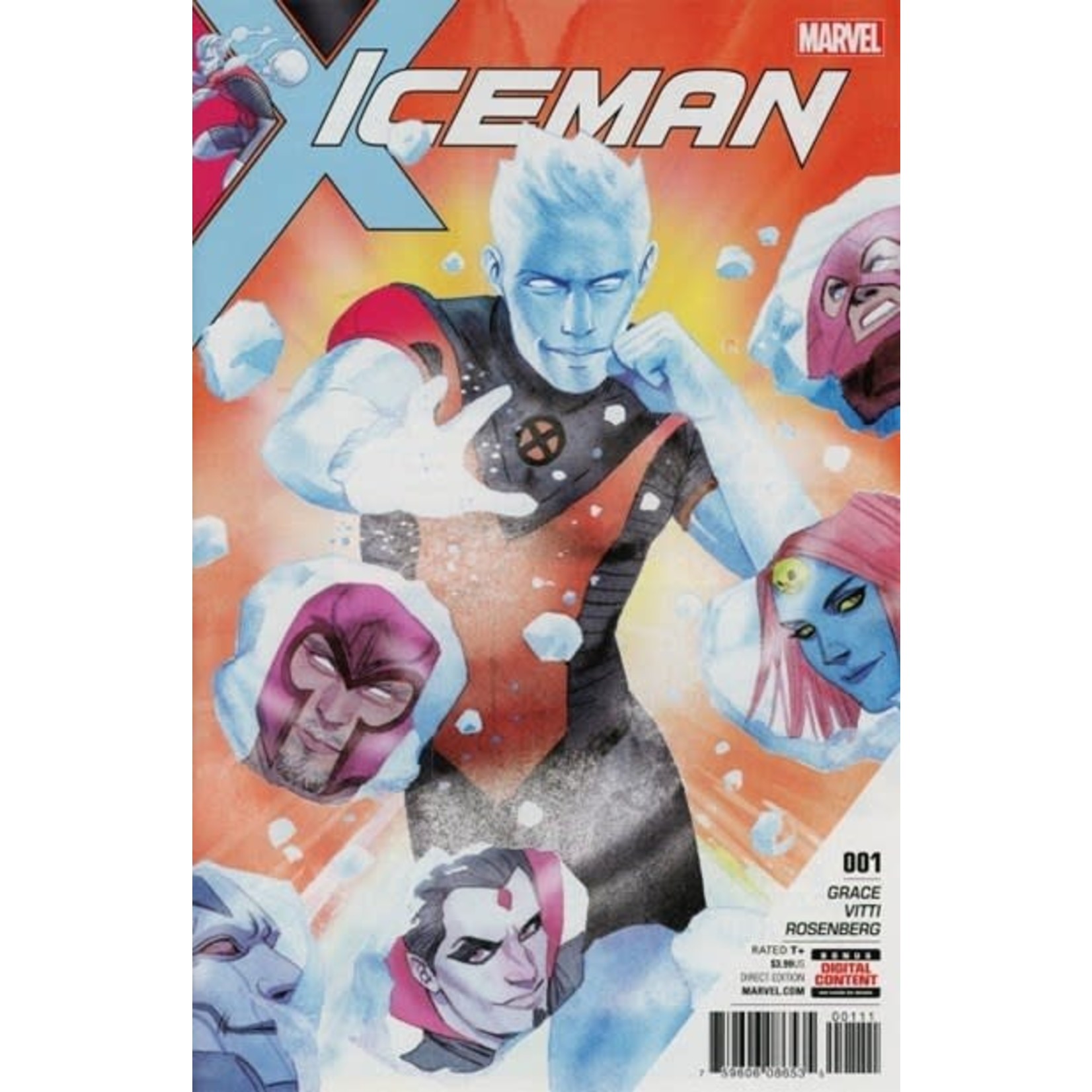 Marvel Comics Iceman 2017 #1