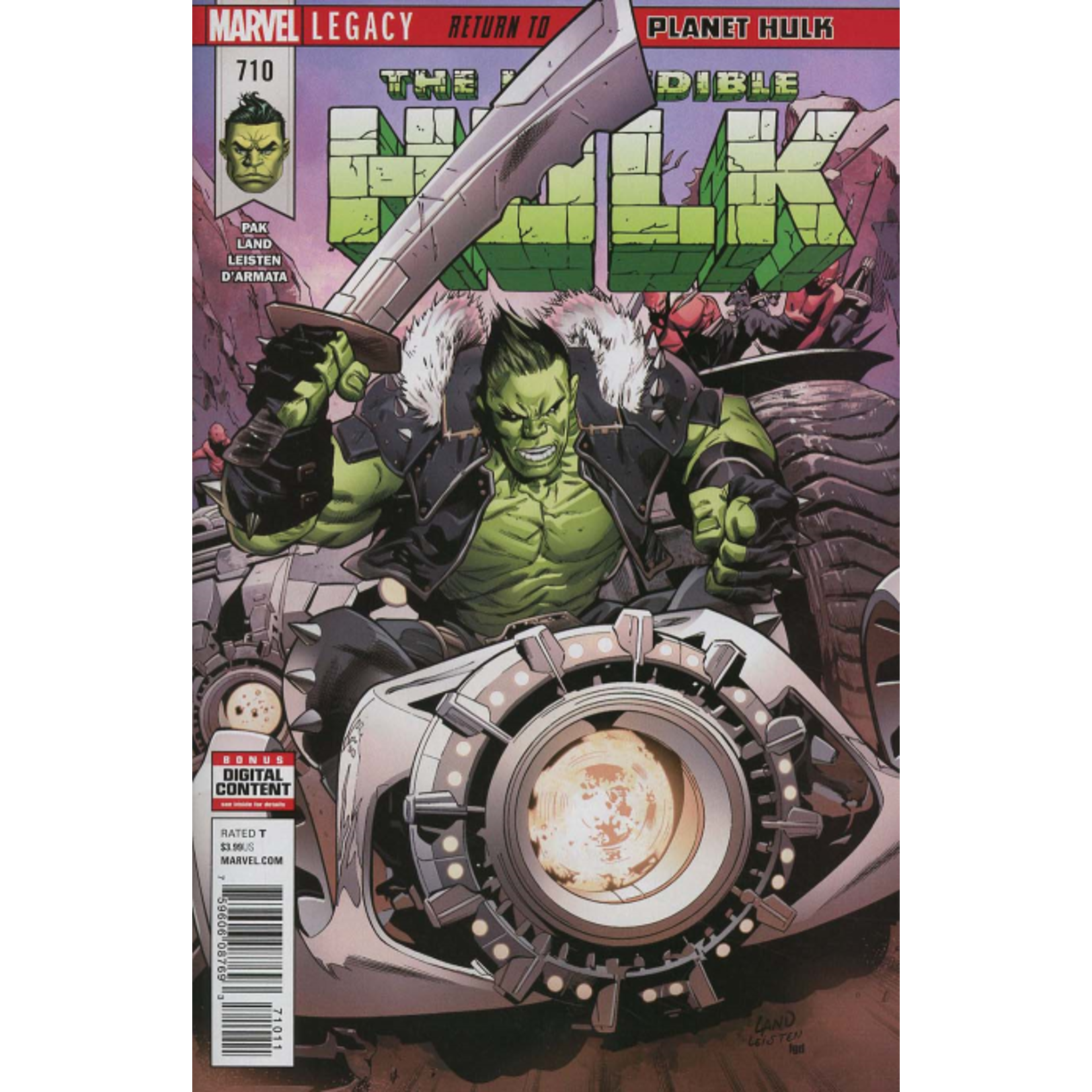 Marvel Comics Incredible Hulk 2017 #710