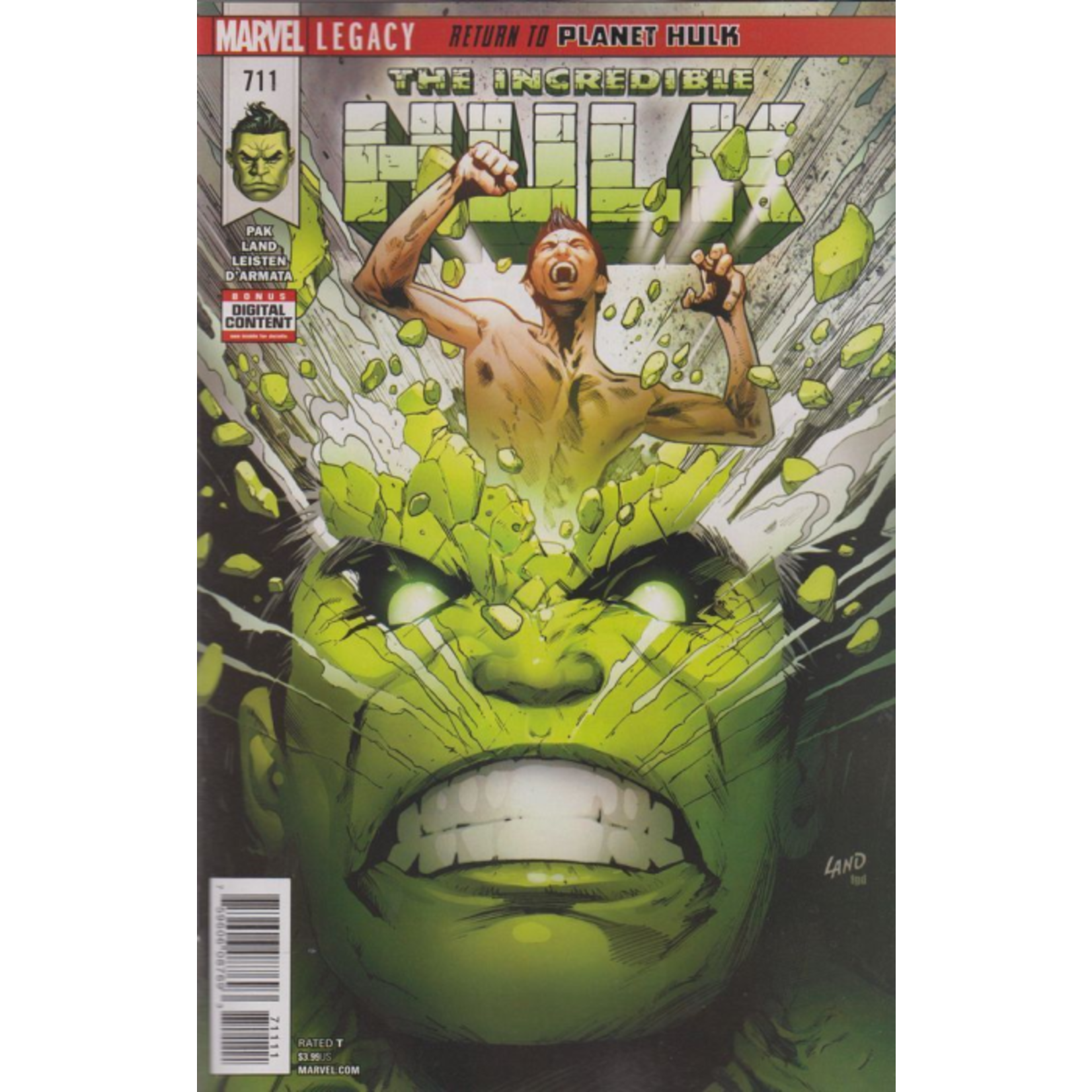 Marvel Comics Incredible Hulk 2017 #711