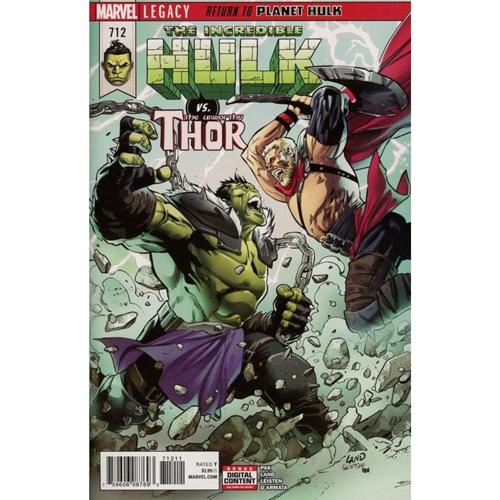 Marvel Comics Incredible Hulk 2017 #712