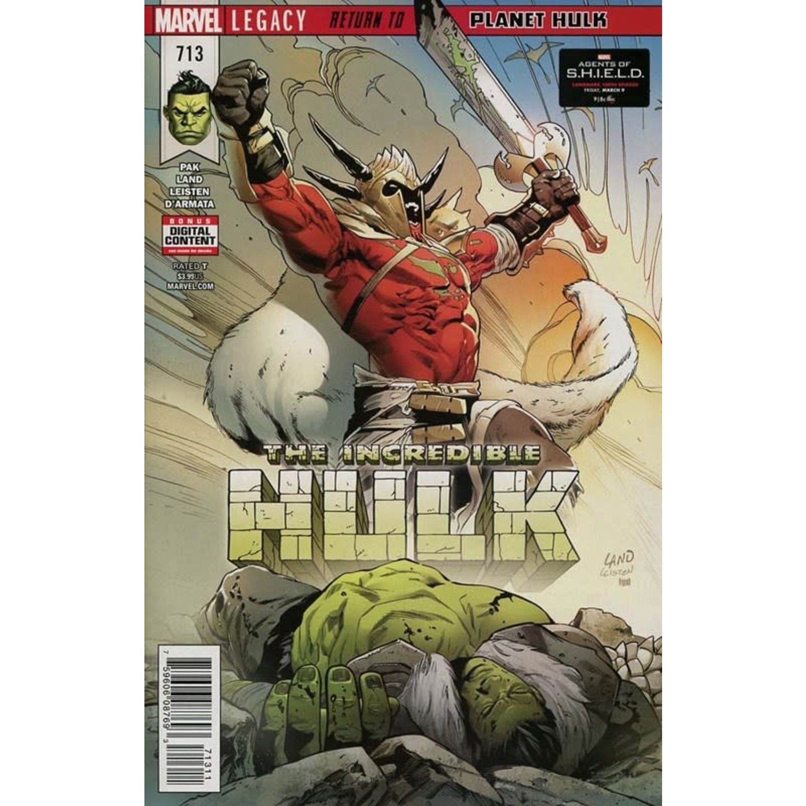 Marvel Comics Incredible Hulk 2017 #713