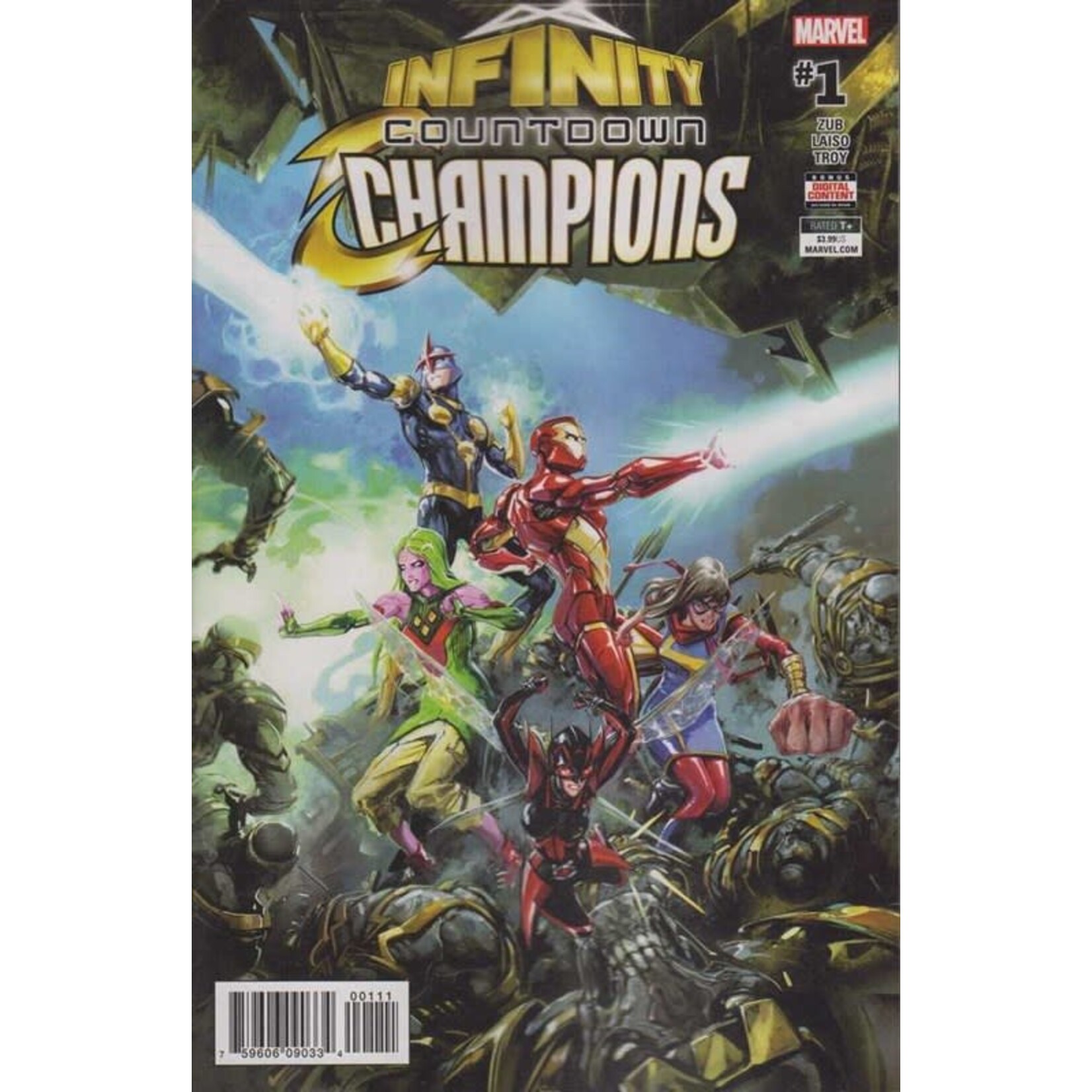 Marvel Comics Infinity Countdown 2018 #1 Champions (of 2) 2018