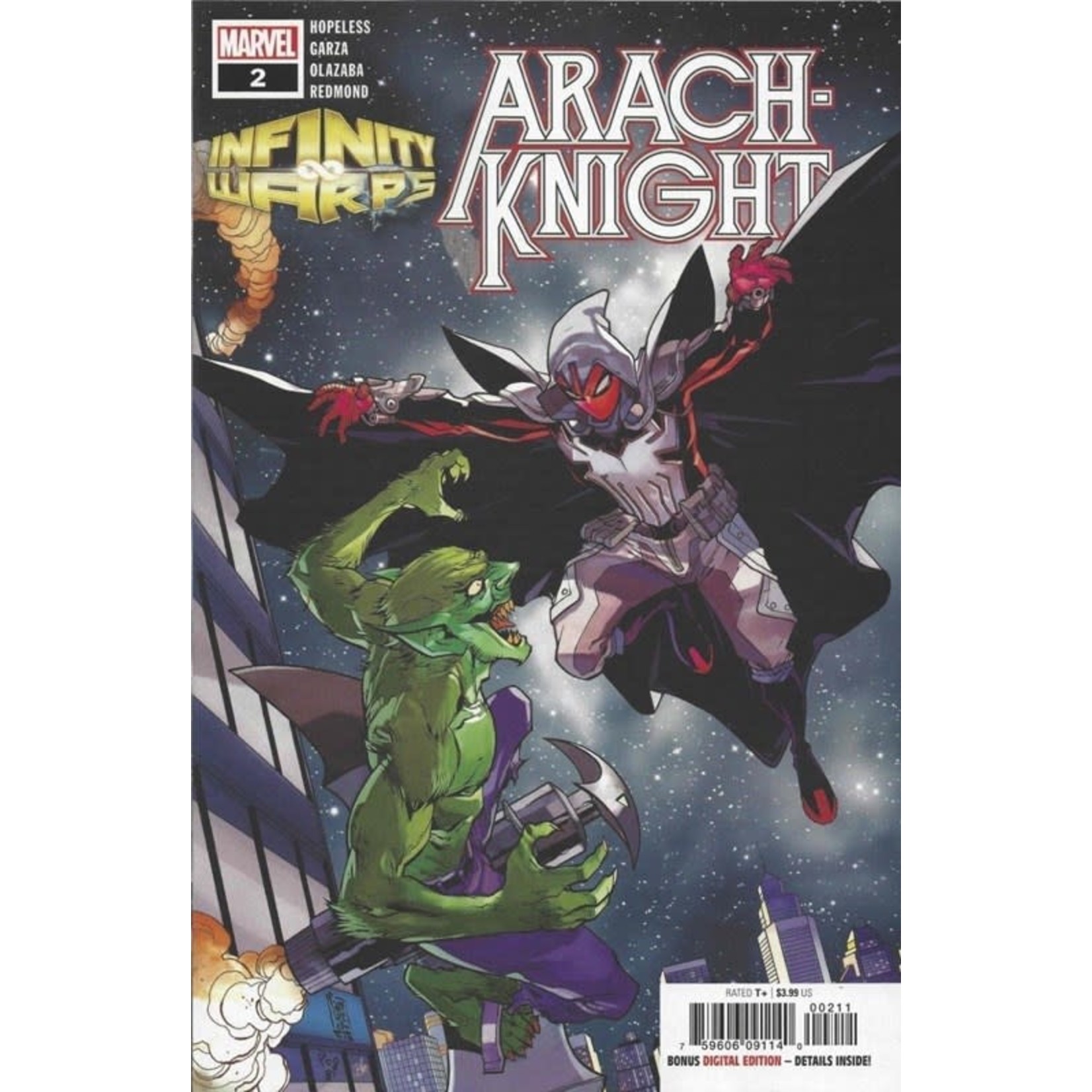 Marvel Comics Infinity Wars 2018 #2 Arachknight 2018 (of 2)