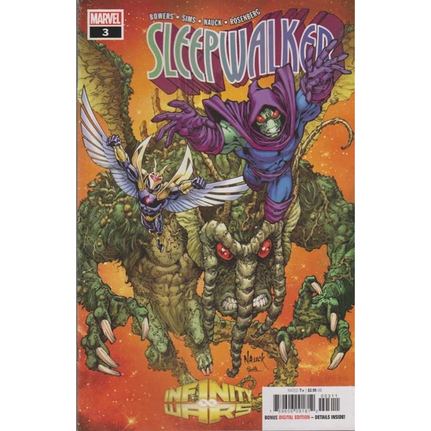 Marvel Comics Infinity Wars 2018 #3 Sleepwalker 2018 (of 4)