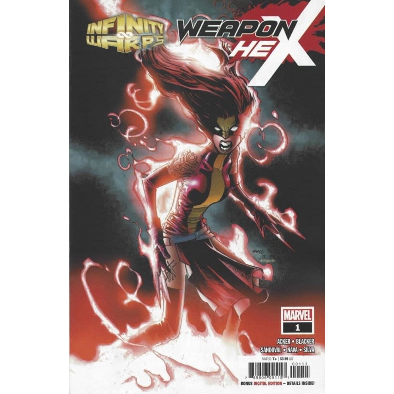 Marvel Comics Infinity Wars 2018 #1 Weapon Hex 2018 (of 2)