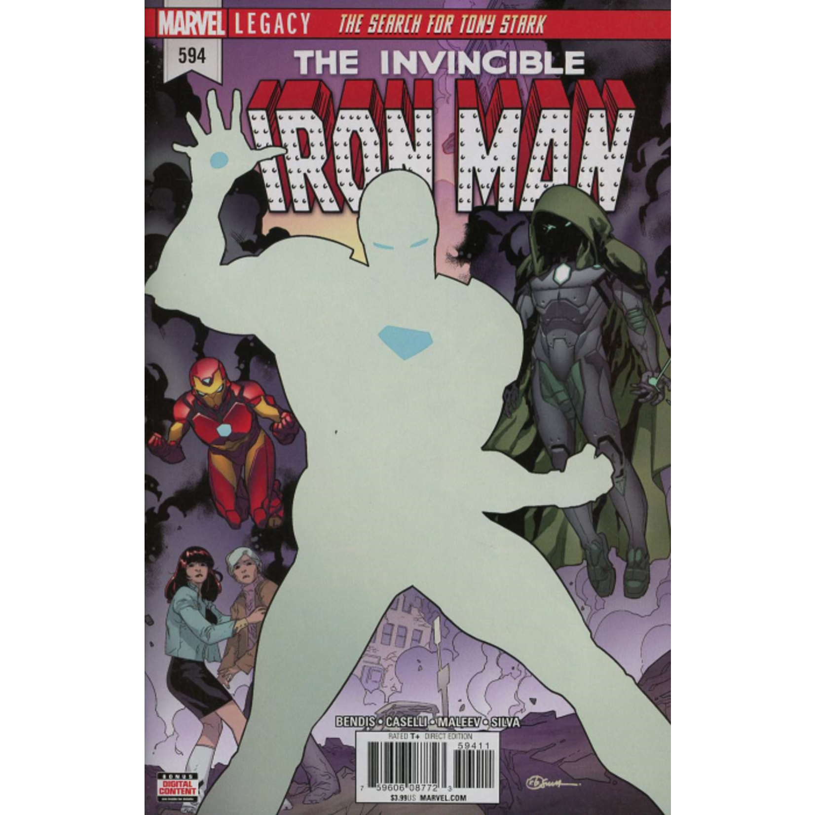 Marvel Comics Invincible Iron Man Legacy Numbering  2017 #594