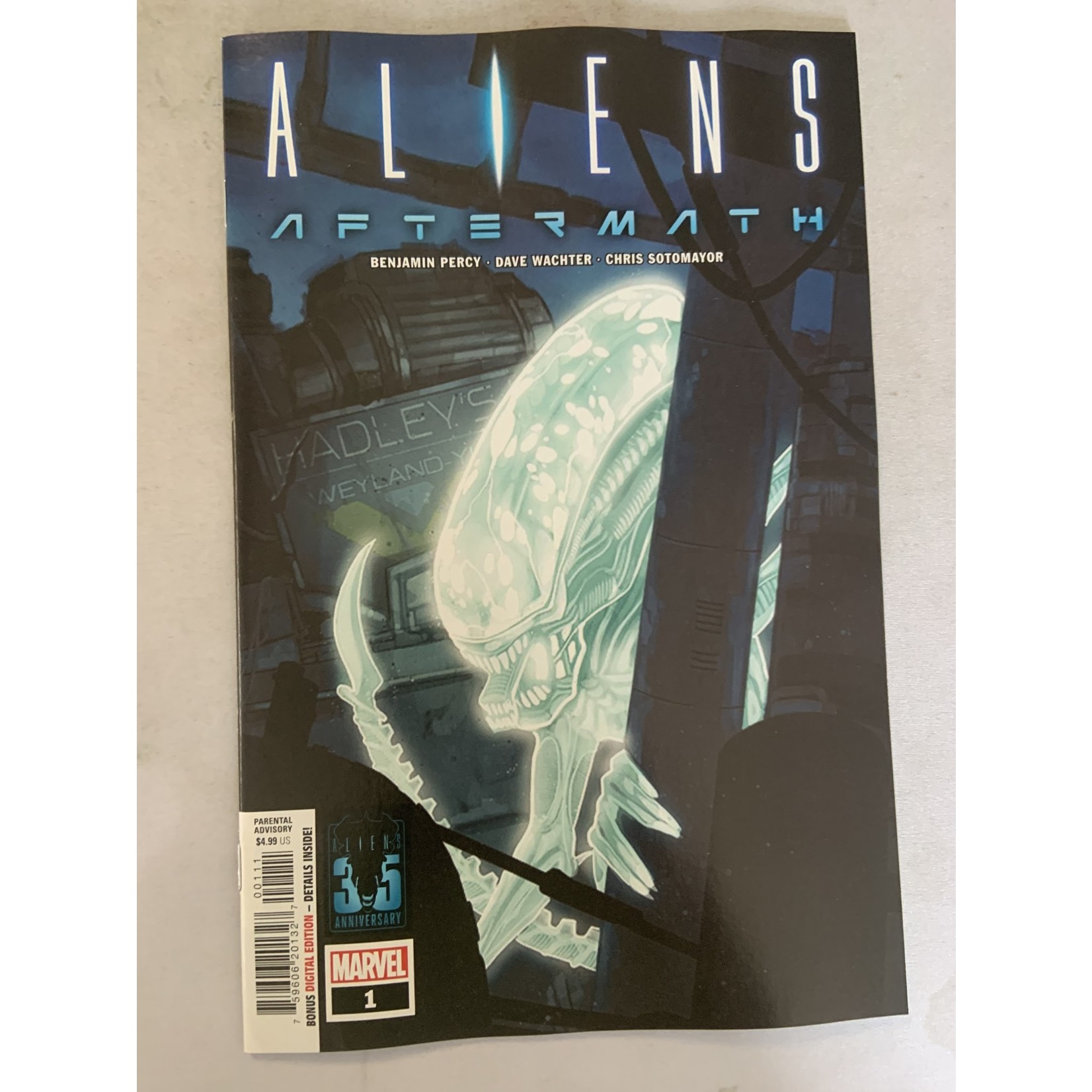 Marvel Comics Aliens Aftermath 2021 #1