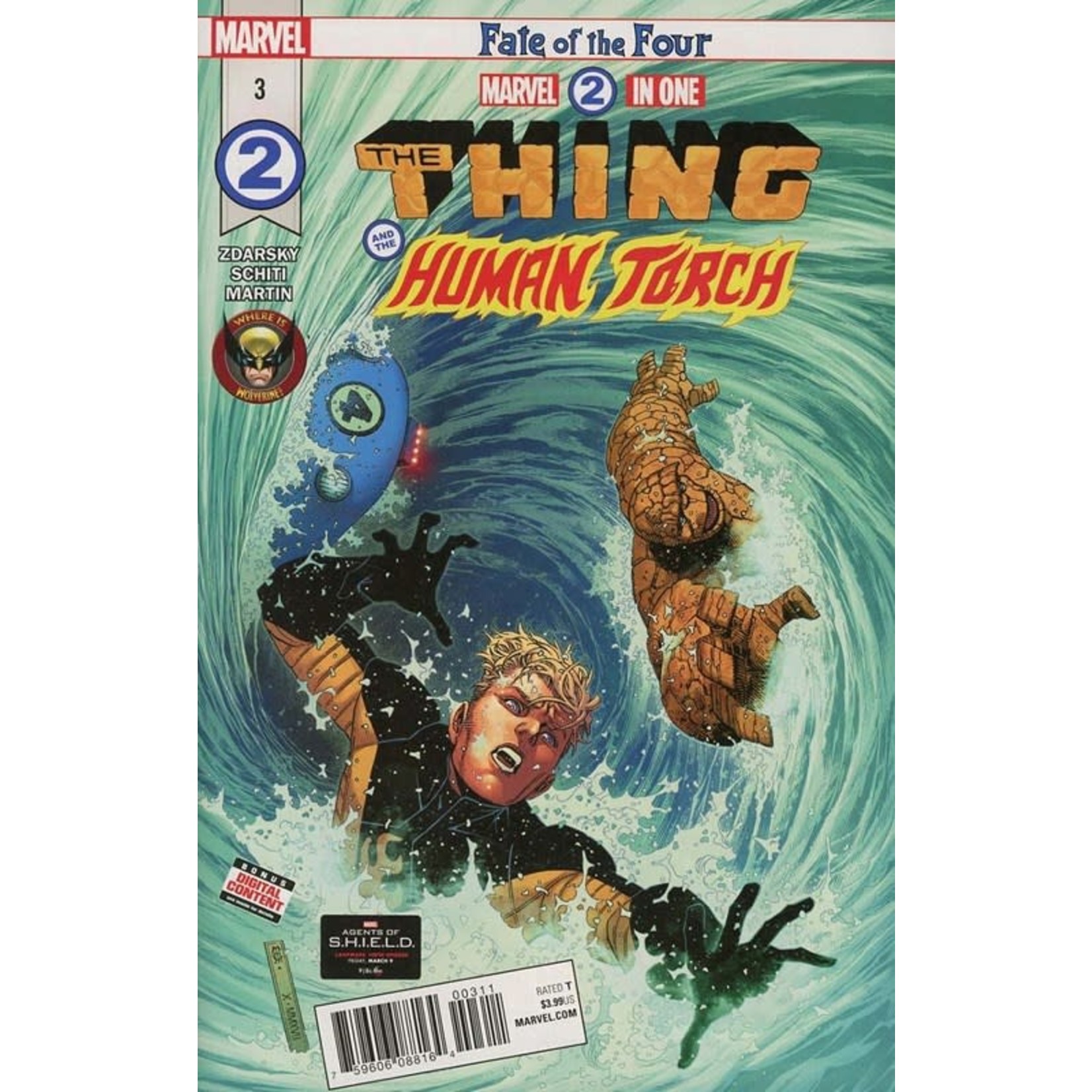 Marvel Comics Marvel Two-In-One 2017 #3 Thing and the Human Torch