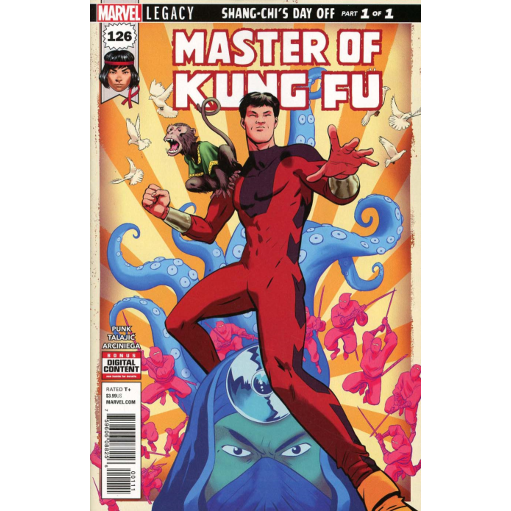Marvel Comics Master of Kung Fu 2017 #126