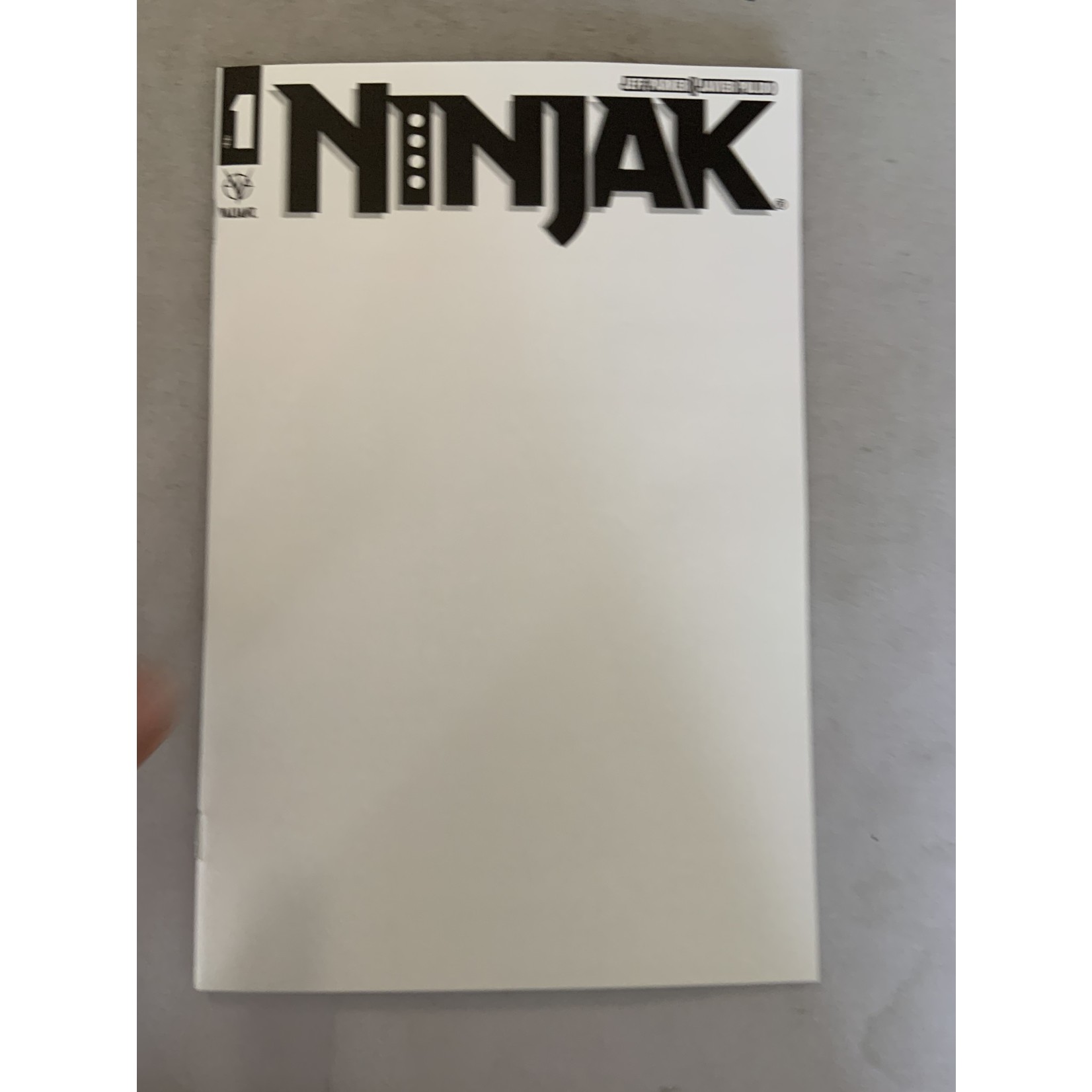 VALIANT ENTERTAINMENT LLC Ninjak 2021 #1 Cvr E Blank