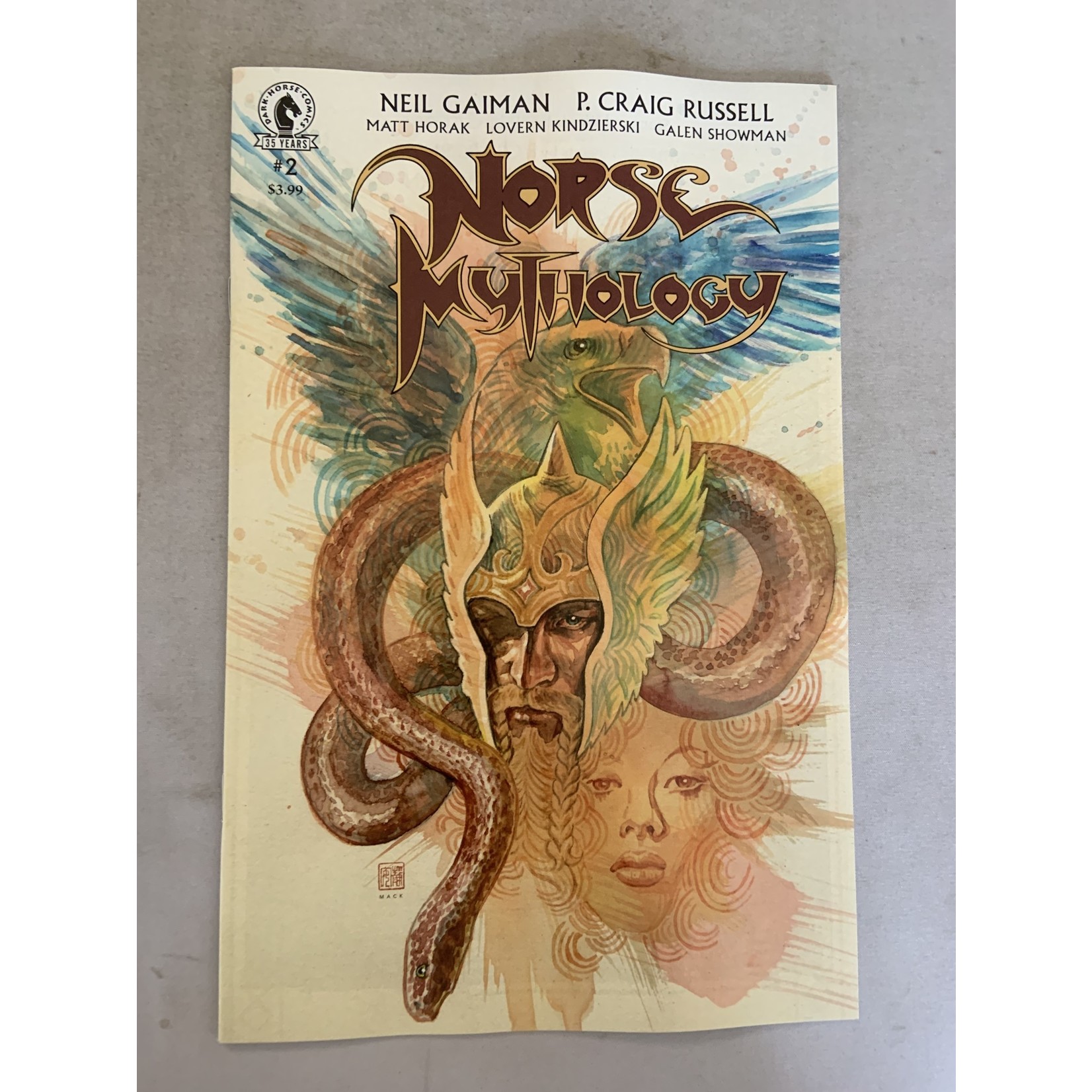 DARK HORSE COMICS Norse Mythology Ii 2021 #2 (Of 6) Cvr B Mack (Mr) (C: 1-0-0)