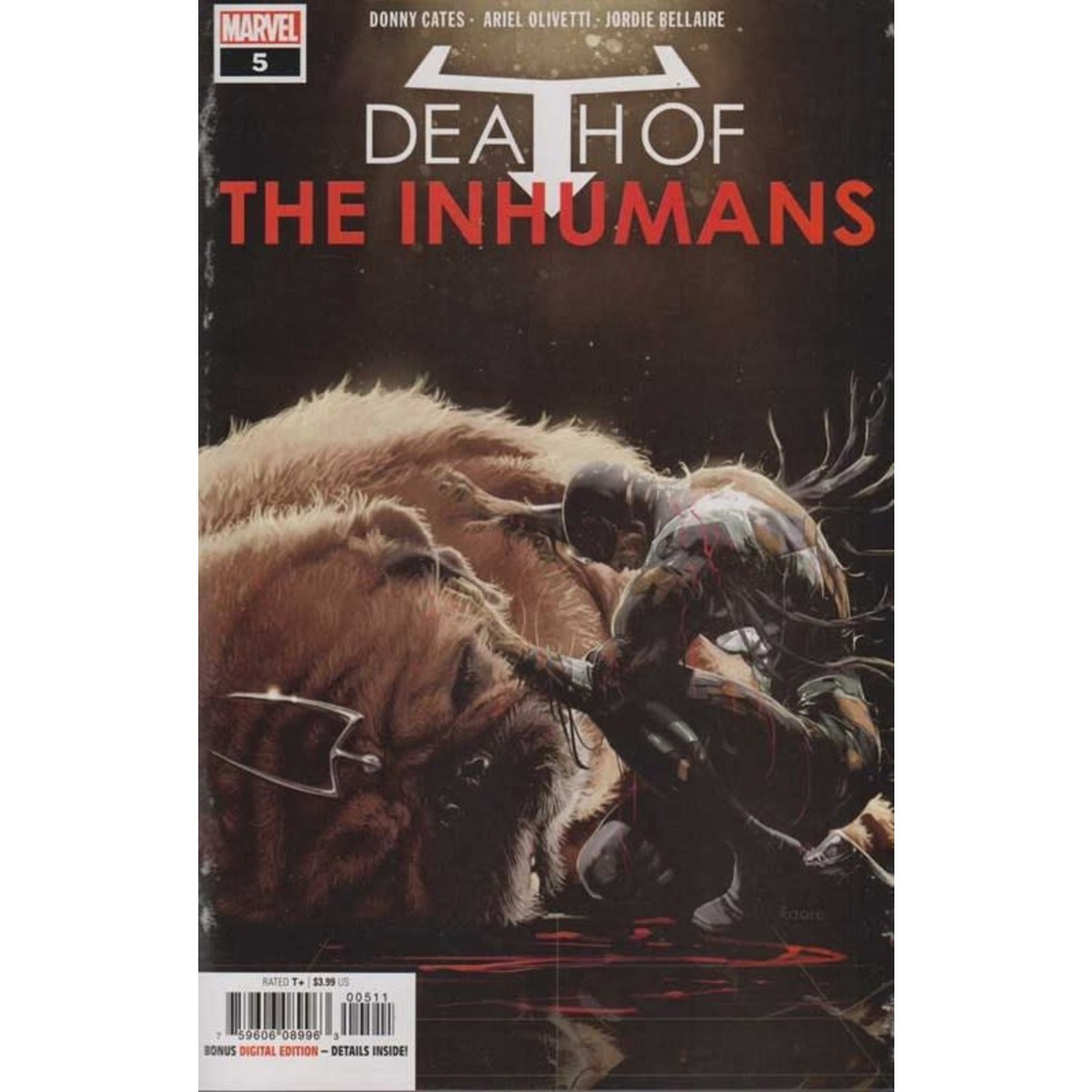 Marvel Comics Death of the Inhumans 2018 #5