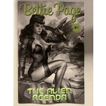 DYNAMITE Bettie Page Alien Agenda 2022 #1 Cvr J 30 Copy Incv Burns B&W