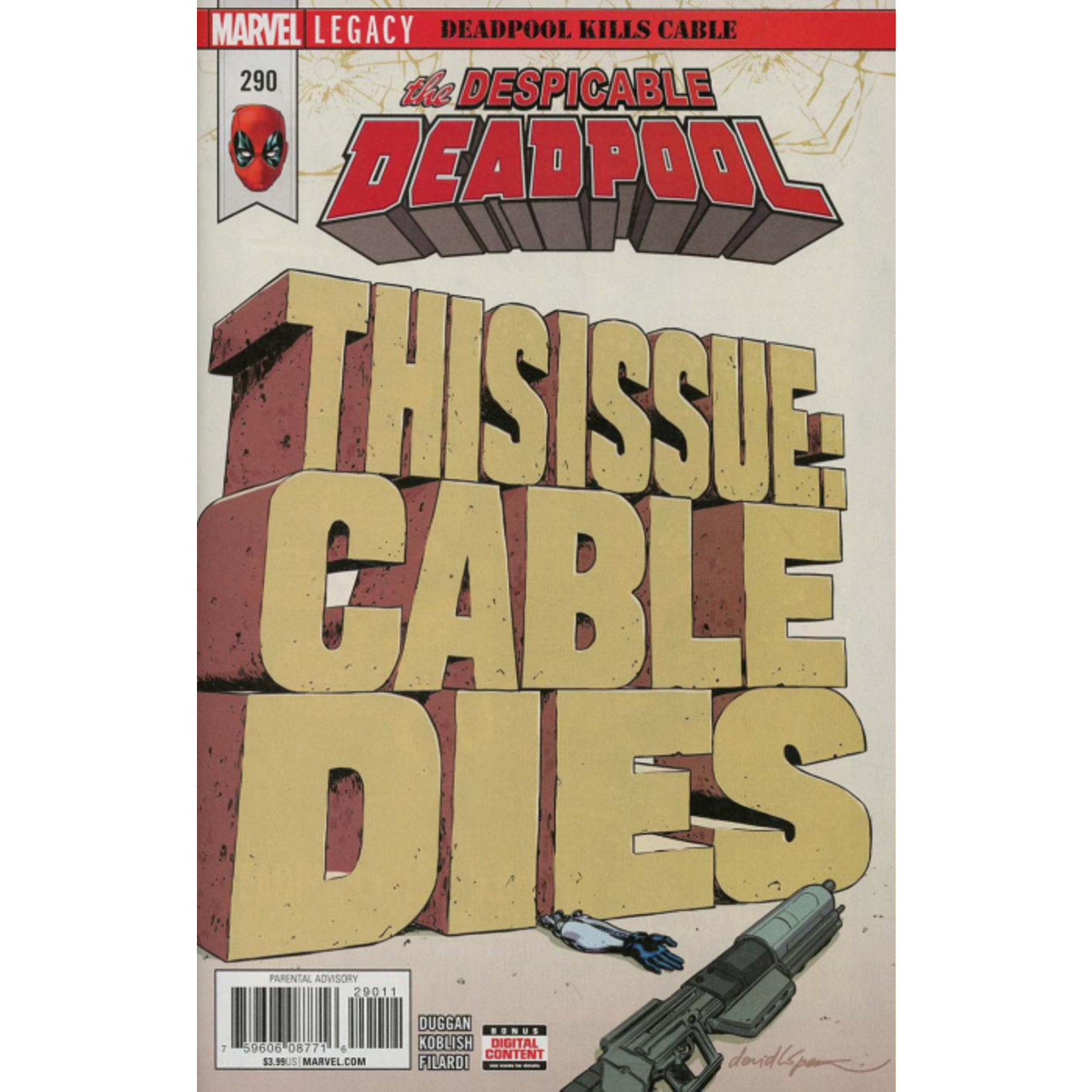 Marvel Comics Despicable Deadpool 2018 #290