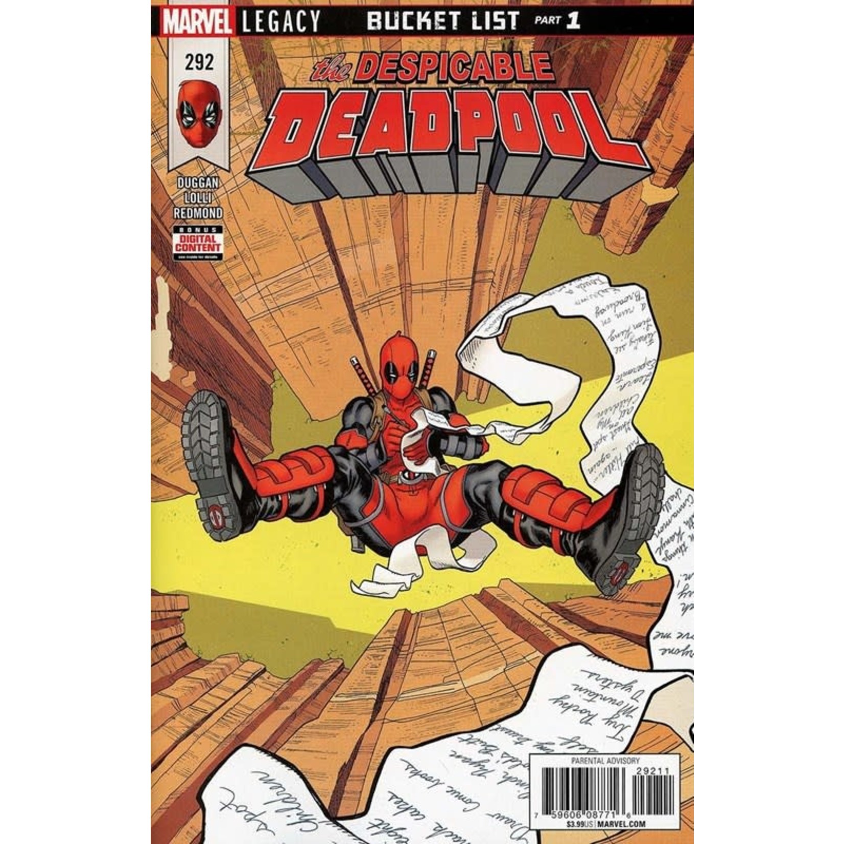 Marvel Comics Despicable Deadpool 2018 #292