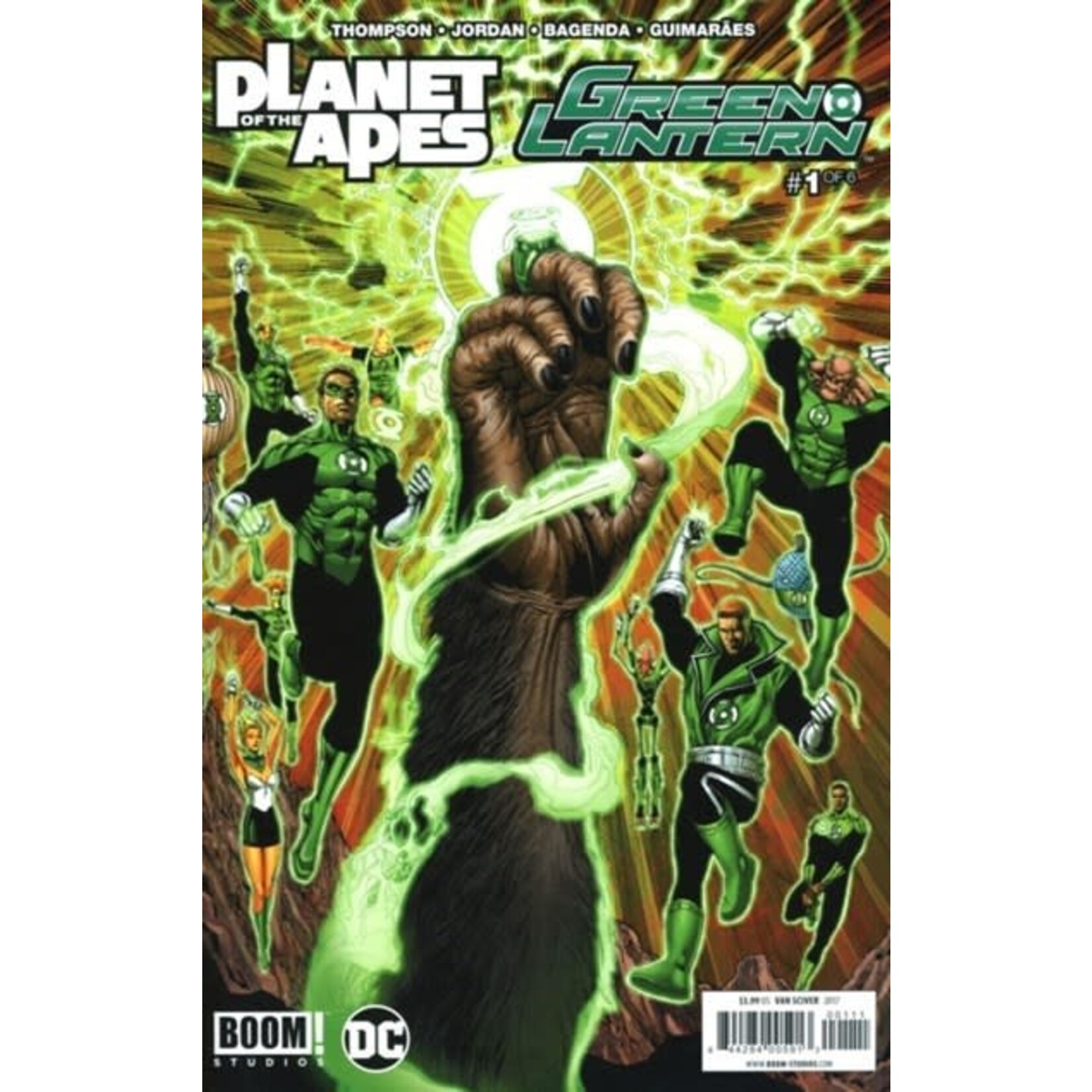 DC Comics Planet of the Apes Green Lantern (of 6) #1