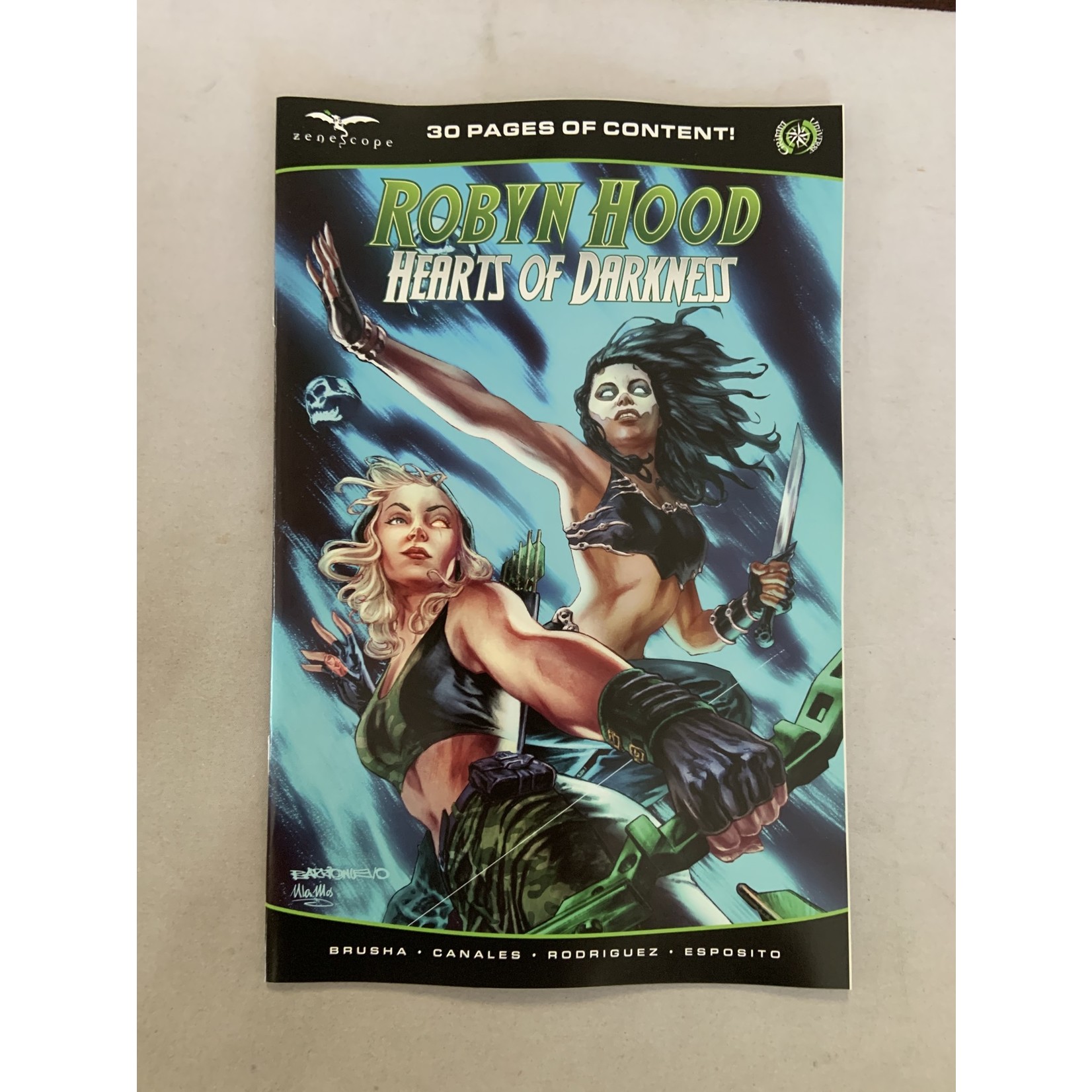 ZENESCOPE ENTERTAINMENT INC Robyn Hood Hearts Of Darkness Oneshot 2022 #1 Cvr A Barrionuevo
