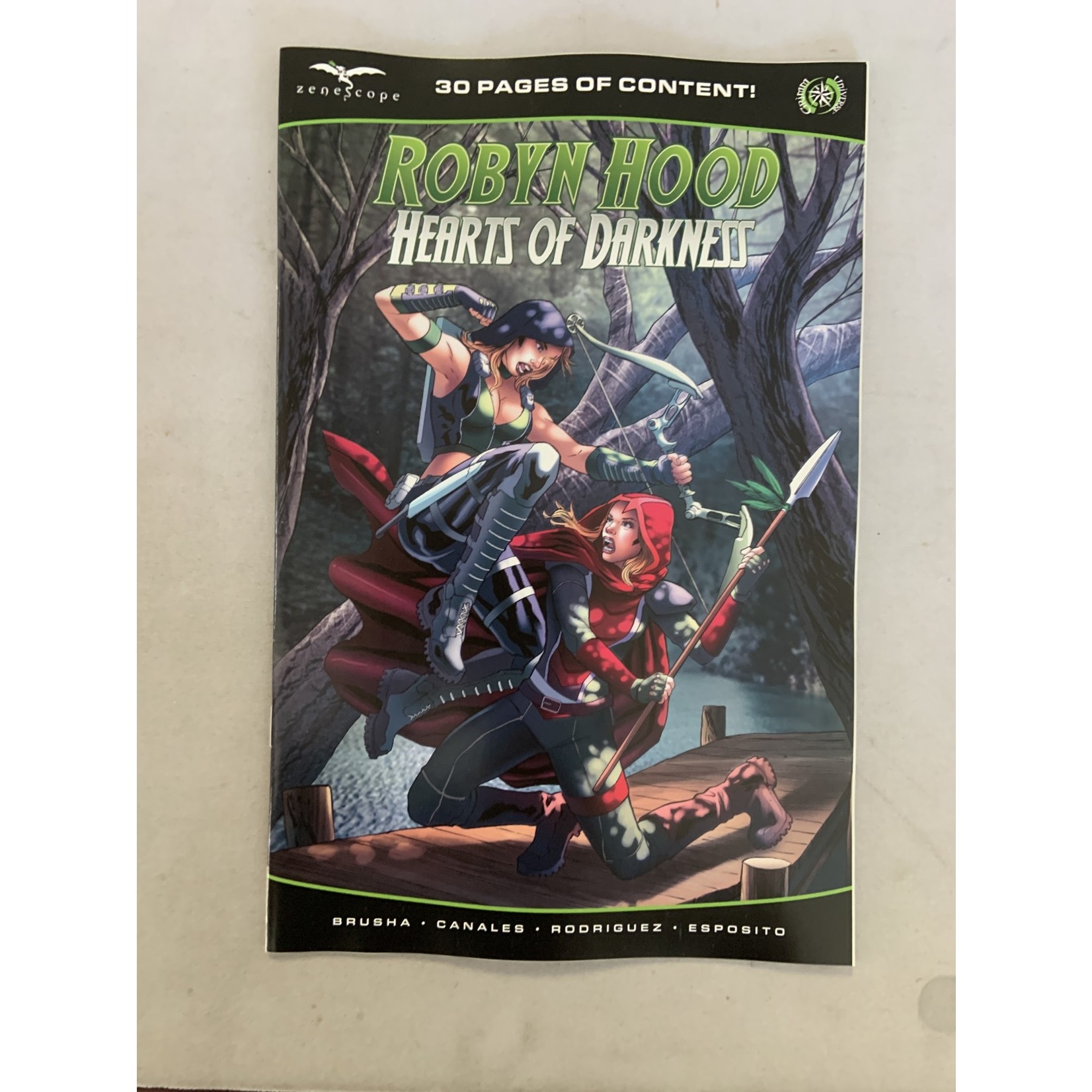 ZENESCOPE ENTERTAINMENT INC Robyn Hood Hearts Of Darkness Oneshot 2022 #1 Cvr B Vitorino