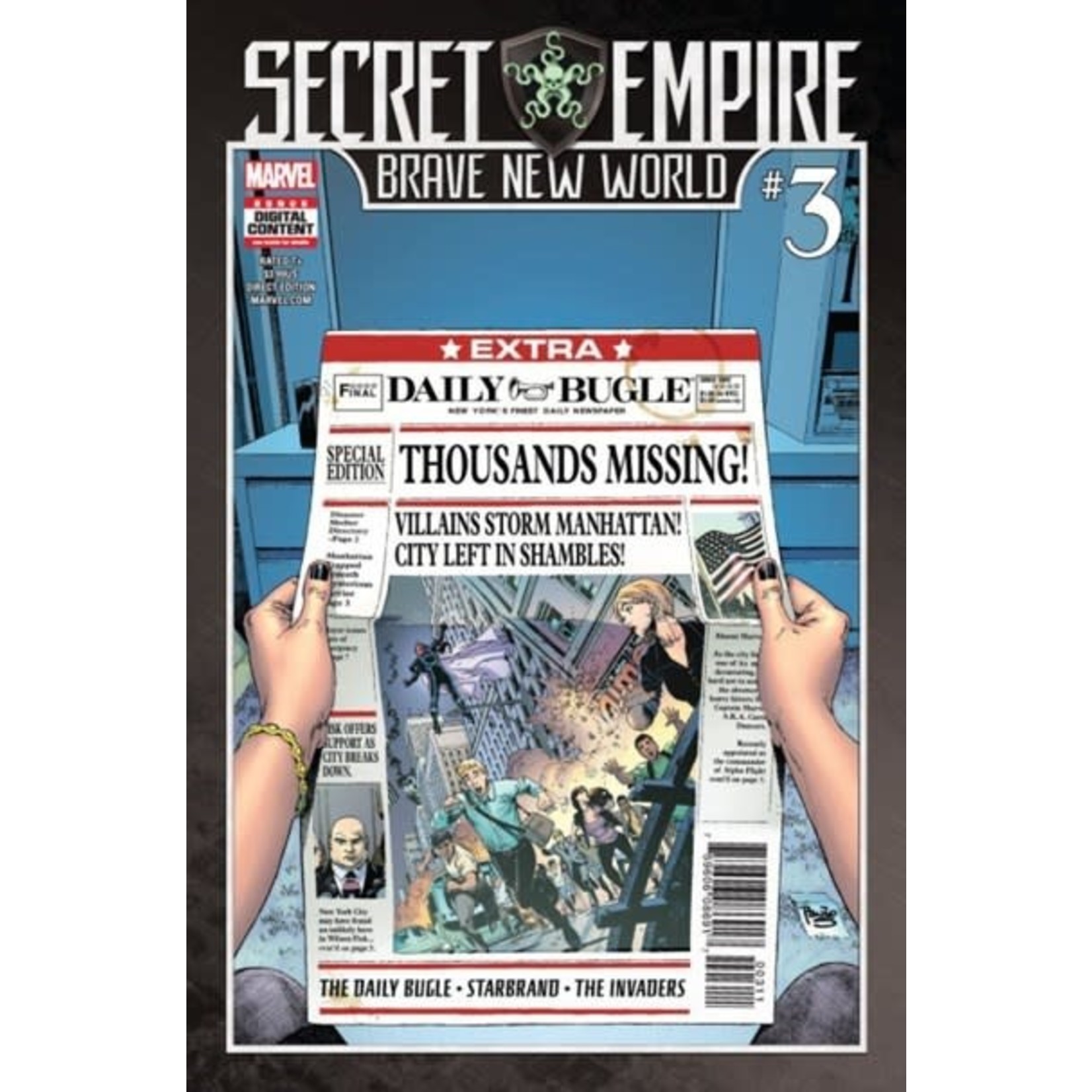 Marvel Comics Secret Empire 2017 #3 Brave New World (of 5)