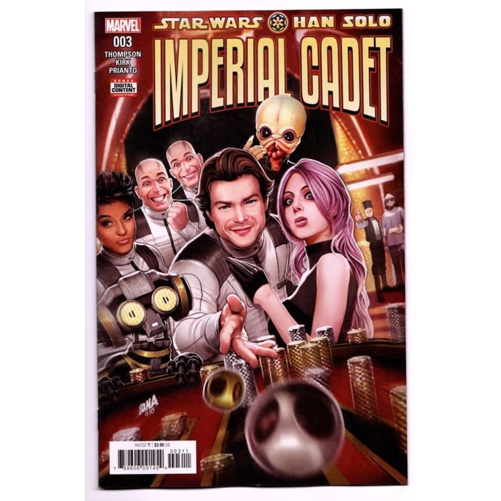 Marvel Comics Star Wars Han Solo Imperial Cadet (of 5) 2018 #3