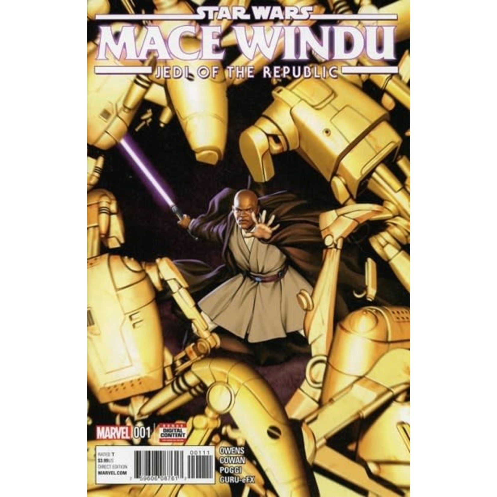 Marvel Comics Star Wars: Mace Windu-Jedi of the Republic (of 5) 2017 #1