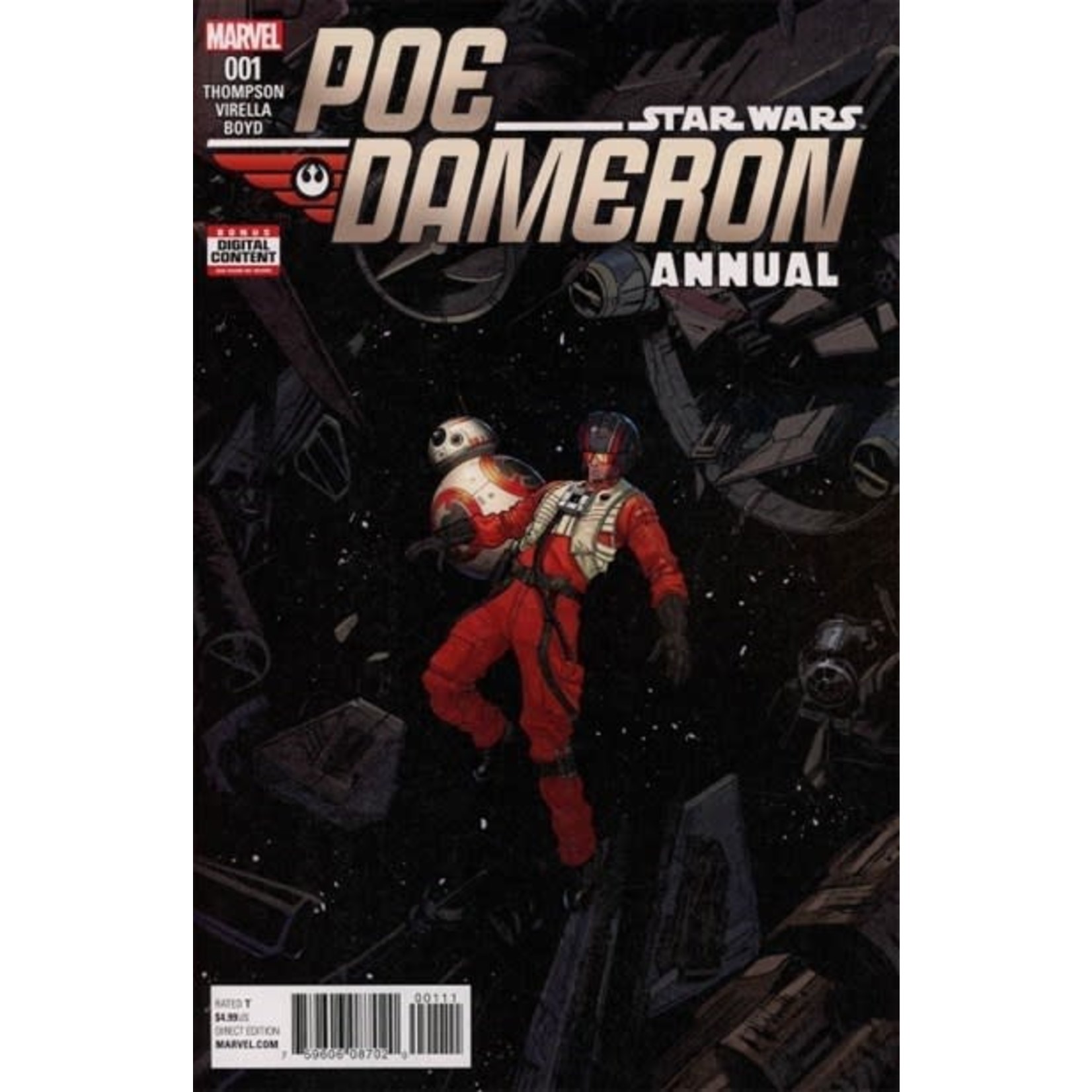 Marvel Comics Star Wars: Poe Dameron 2016 #1 Annual