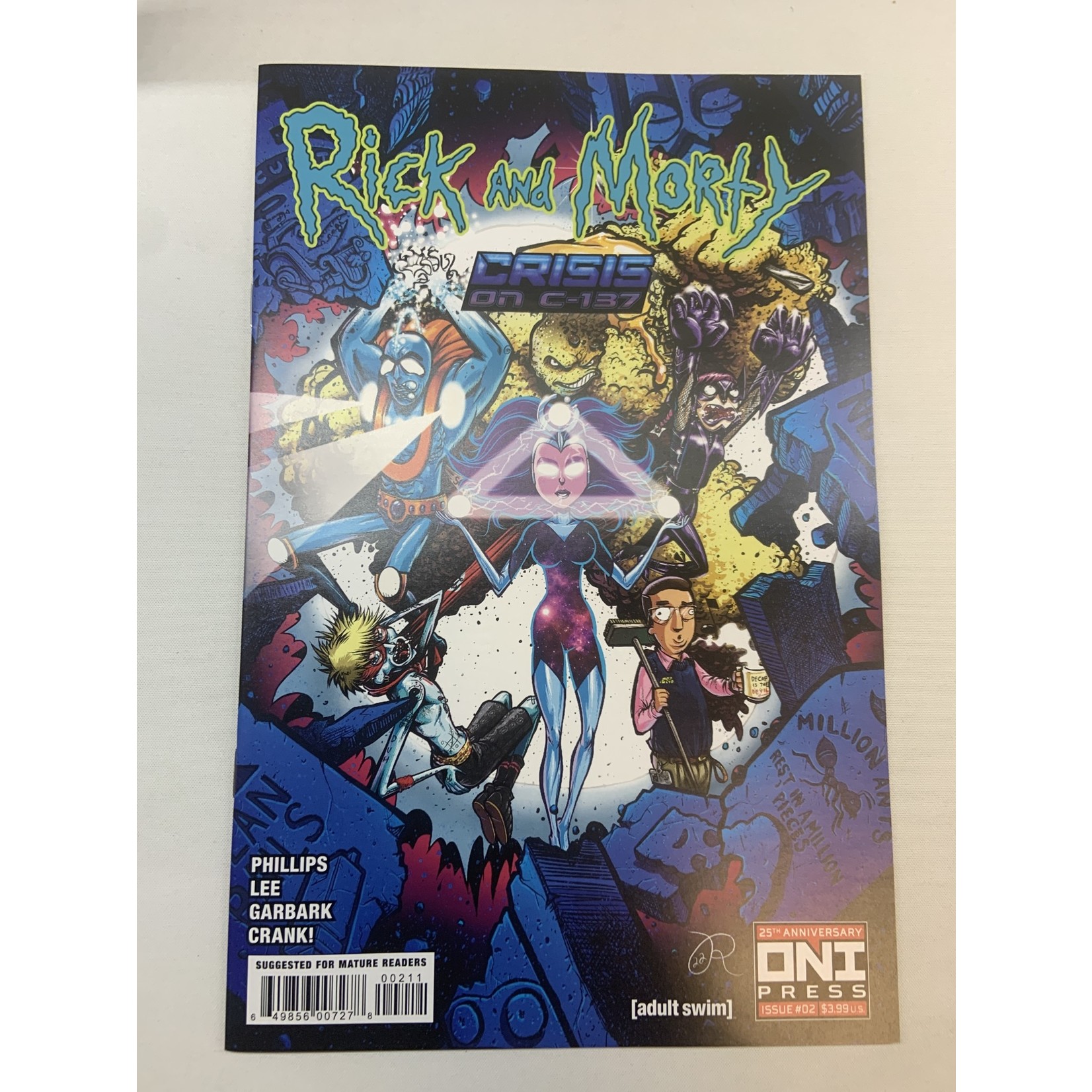ONI PRESS INC. Rick & Morty Crisis On C-137 2022 #2 Cvr A Lee