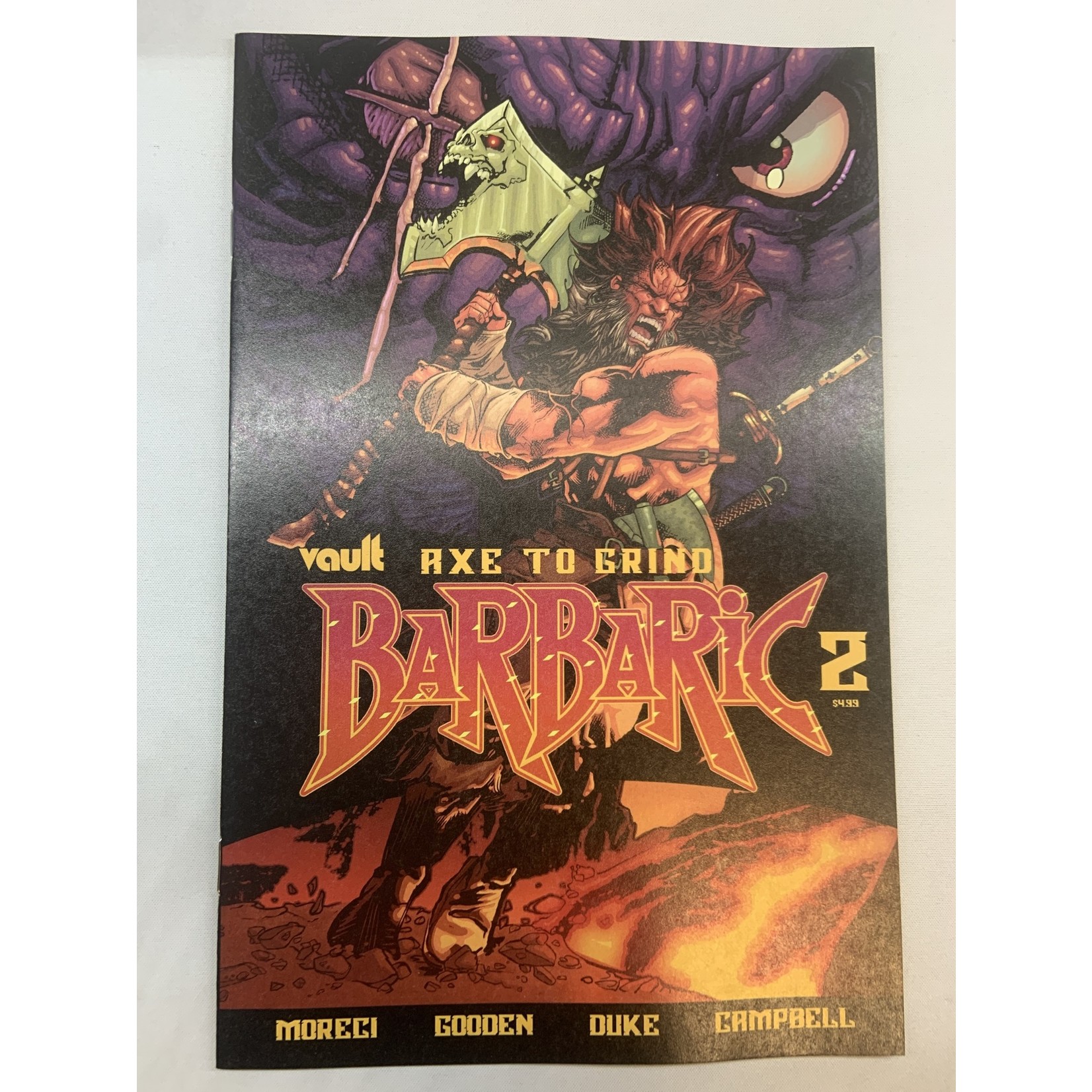 VAULT COMICS Barbaric Axe To Grind 2022 #2 Cvr A Gooden