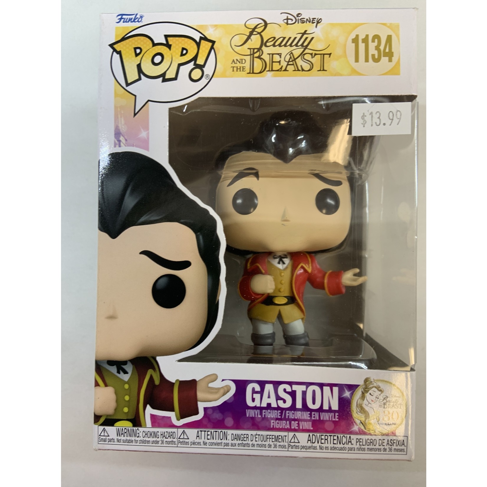 Funko Pop Disney Beauty & Beast Formal Gaston Vinyl Fig 1134
