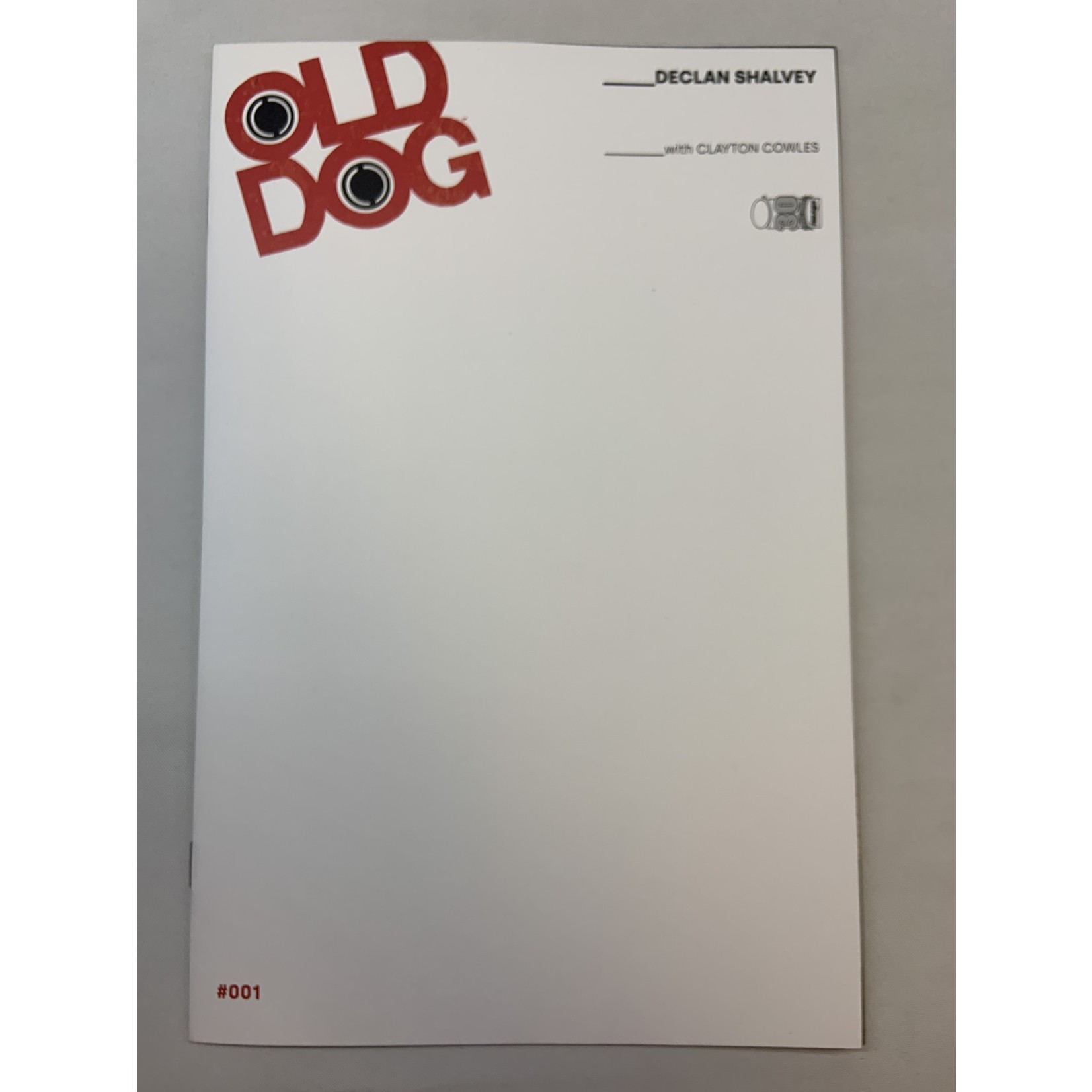 IMAGE COMICS Old Dog 2022 #1 Cvr C Blank Sketch Cvr (Mr)