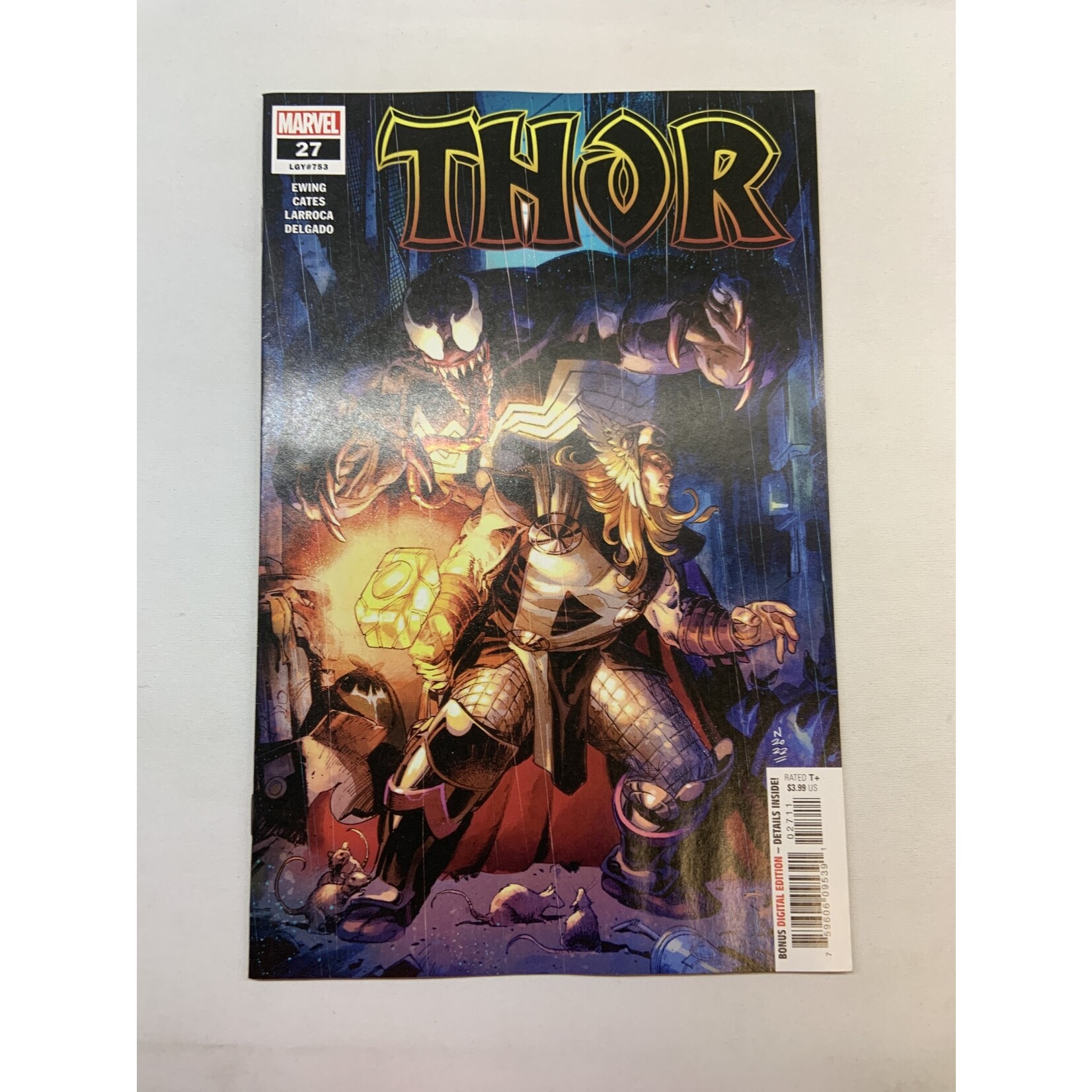 Marvel Comics Thor 2020 #27 Bent Corner