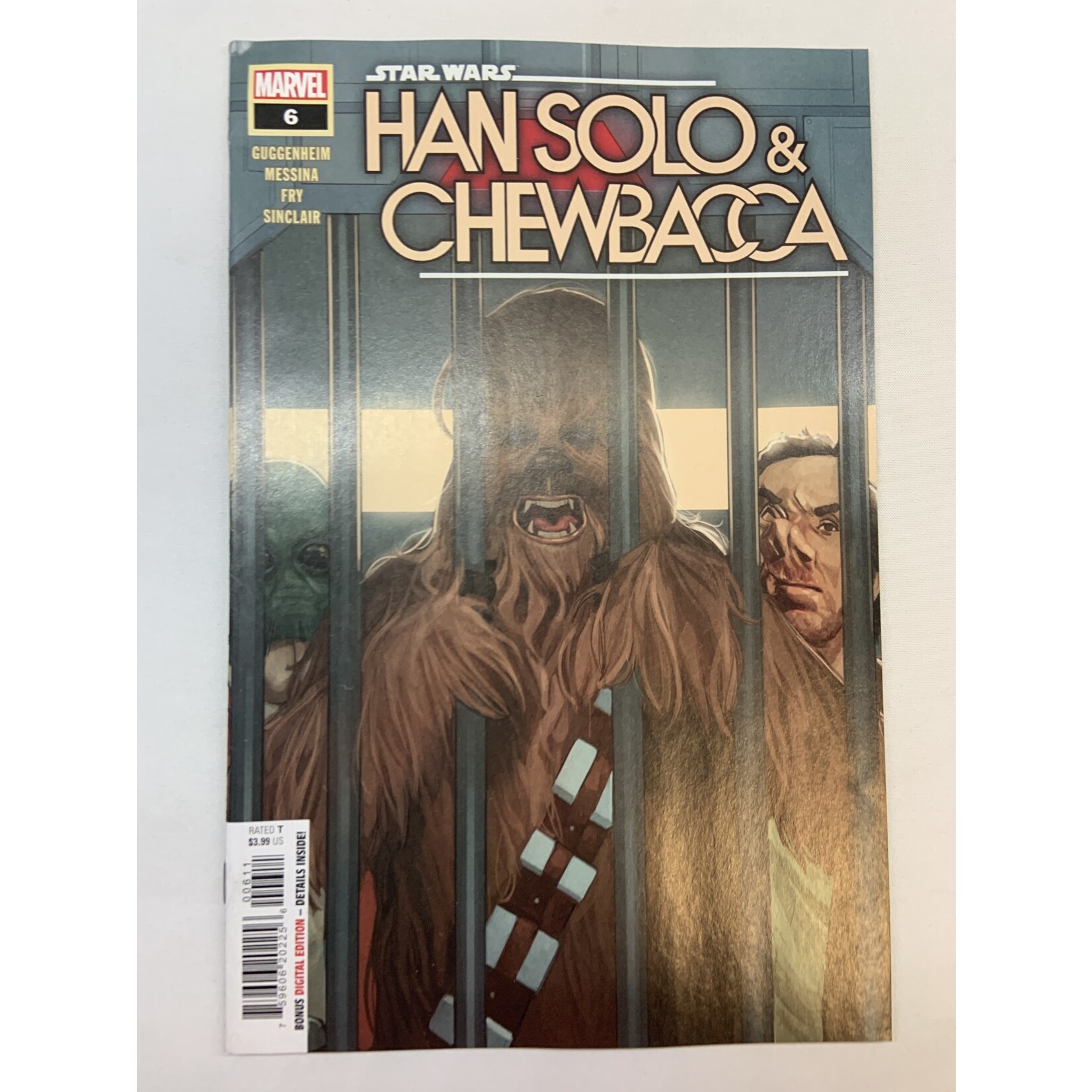 Marvel Comics Star Wars han Solo & Chewbacca 2022 #6A Bent Corner