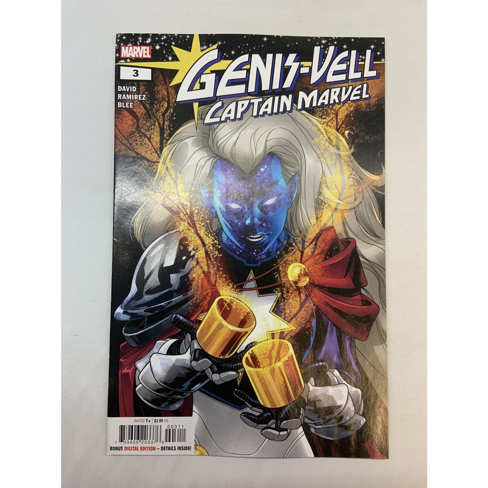 Marvel Comics Genis-Vell: Captain Marvel 2022 #3A bent corner