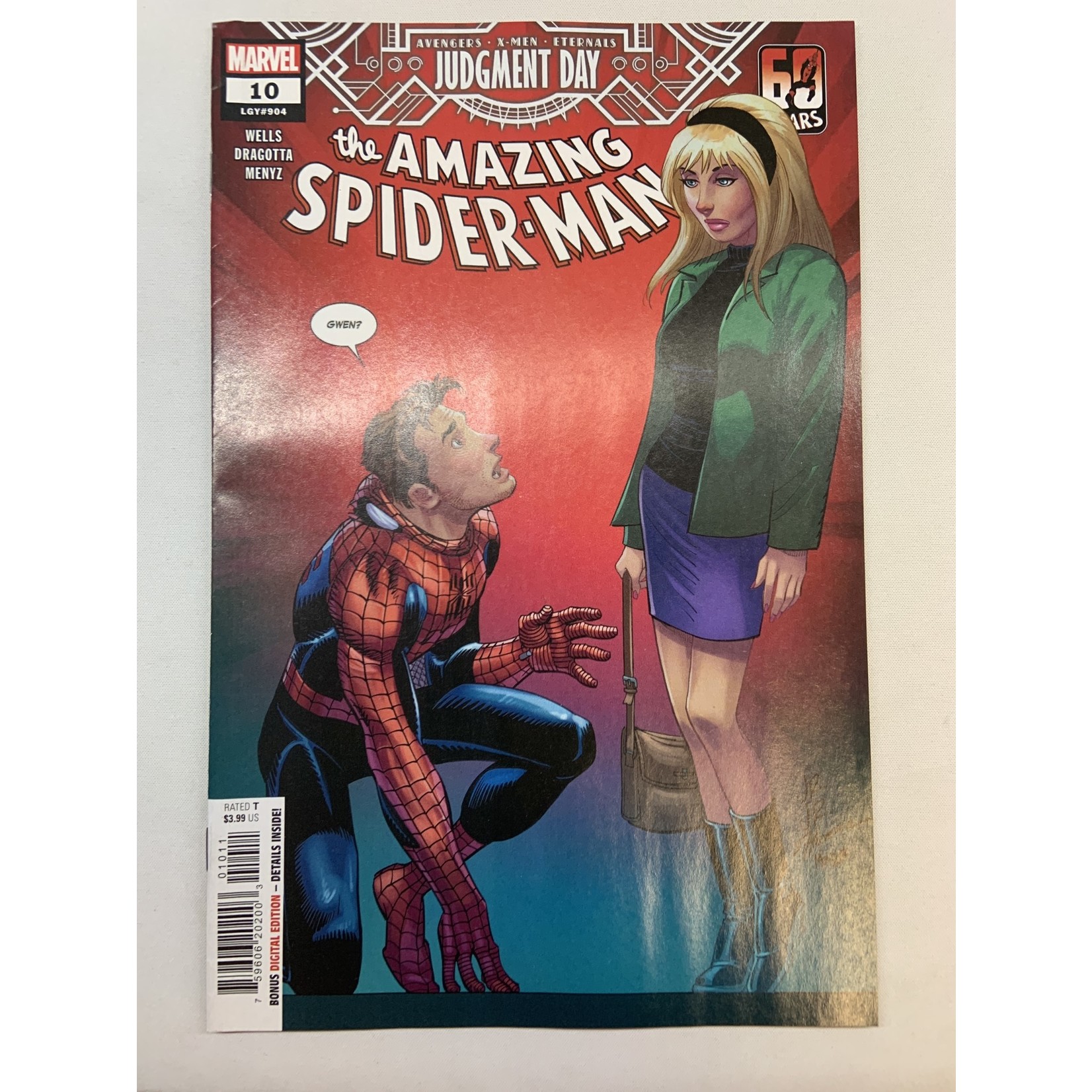 Marvel Comics Amazing Spider-Man 2022 #10 Bent Corner