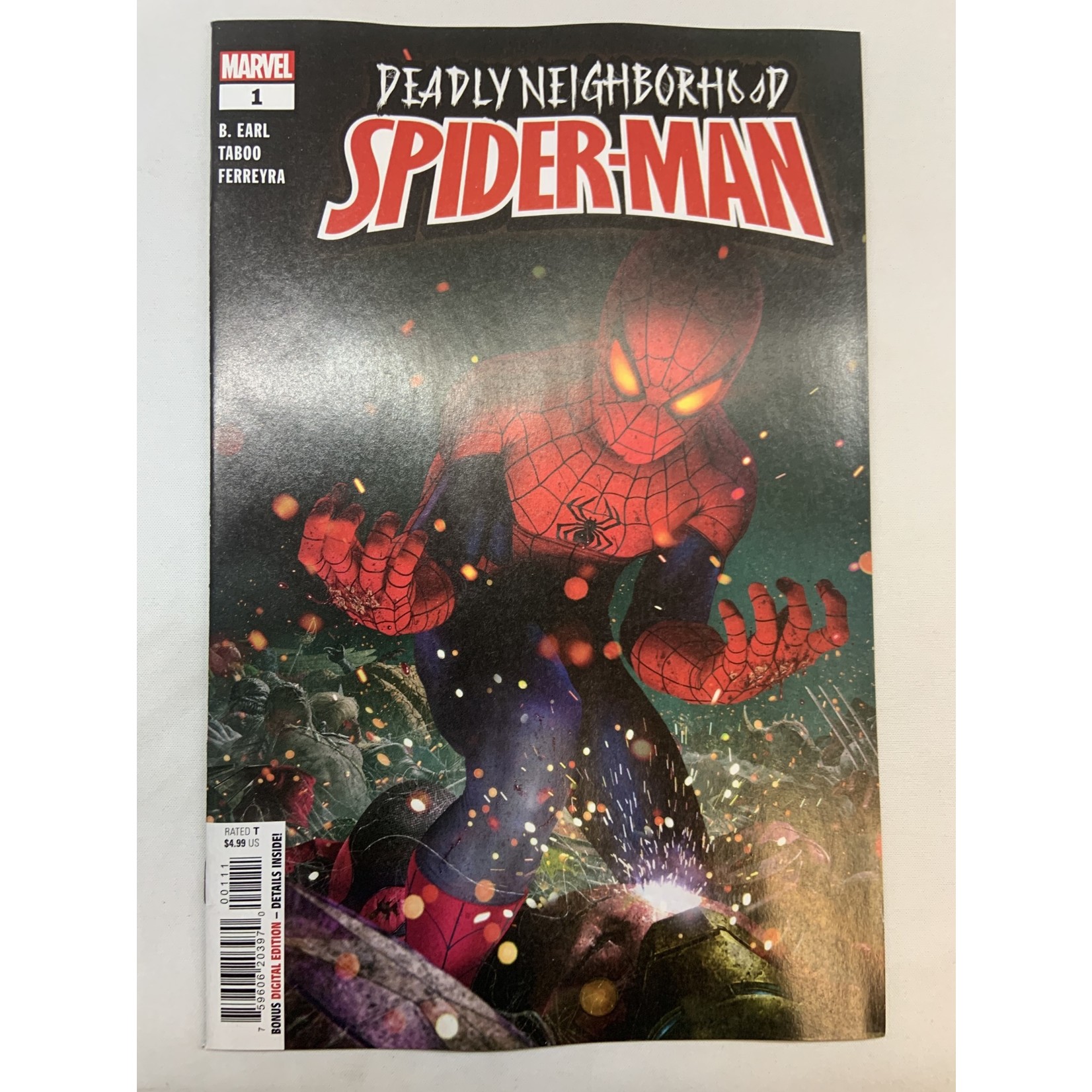 Marvel Comics Deadly Neighborhood Spider-Man 2022 #1A
