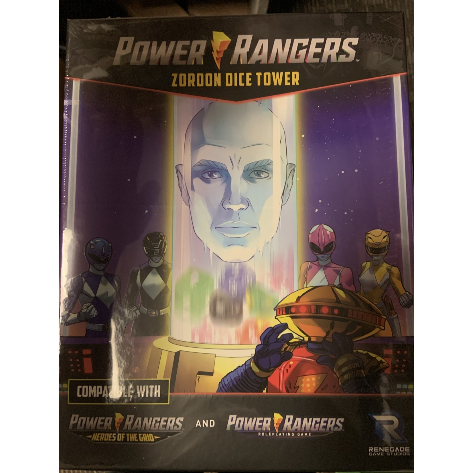 Renegade Power Rangers Heroes of the Grid: Zordon Dice Tower