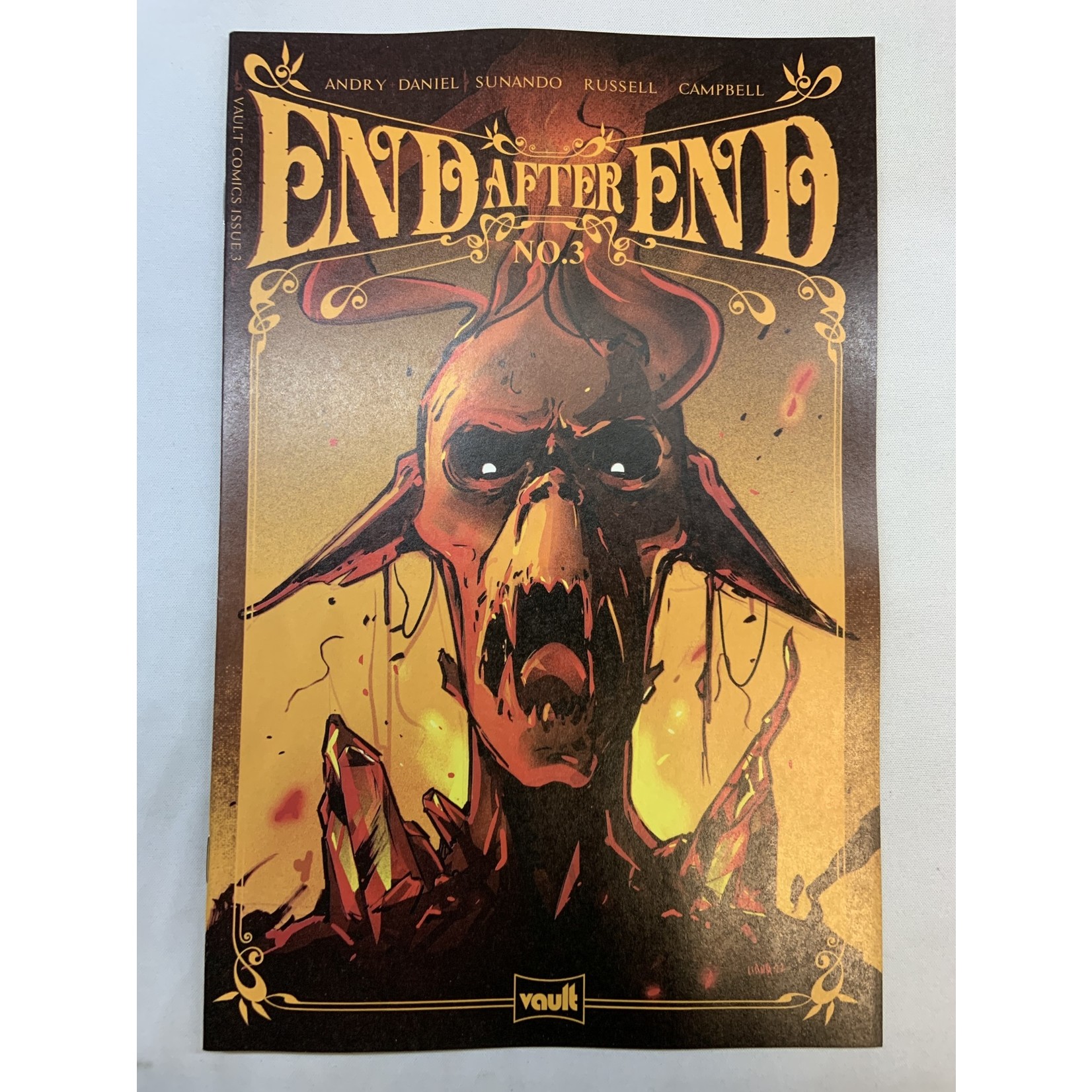 VAULT COMICS End After End 2022 #3 Cvr B Kangas (Res)