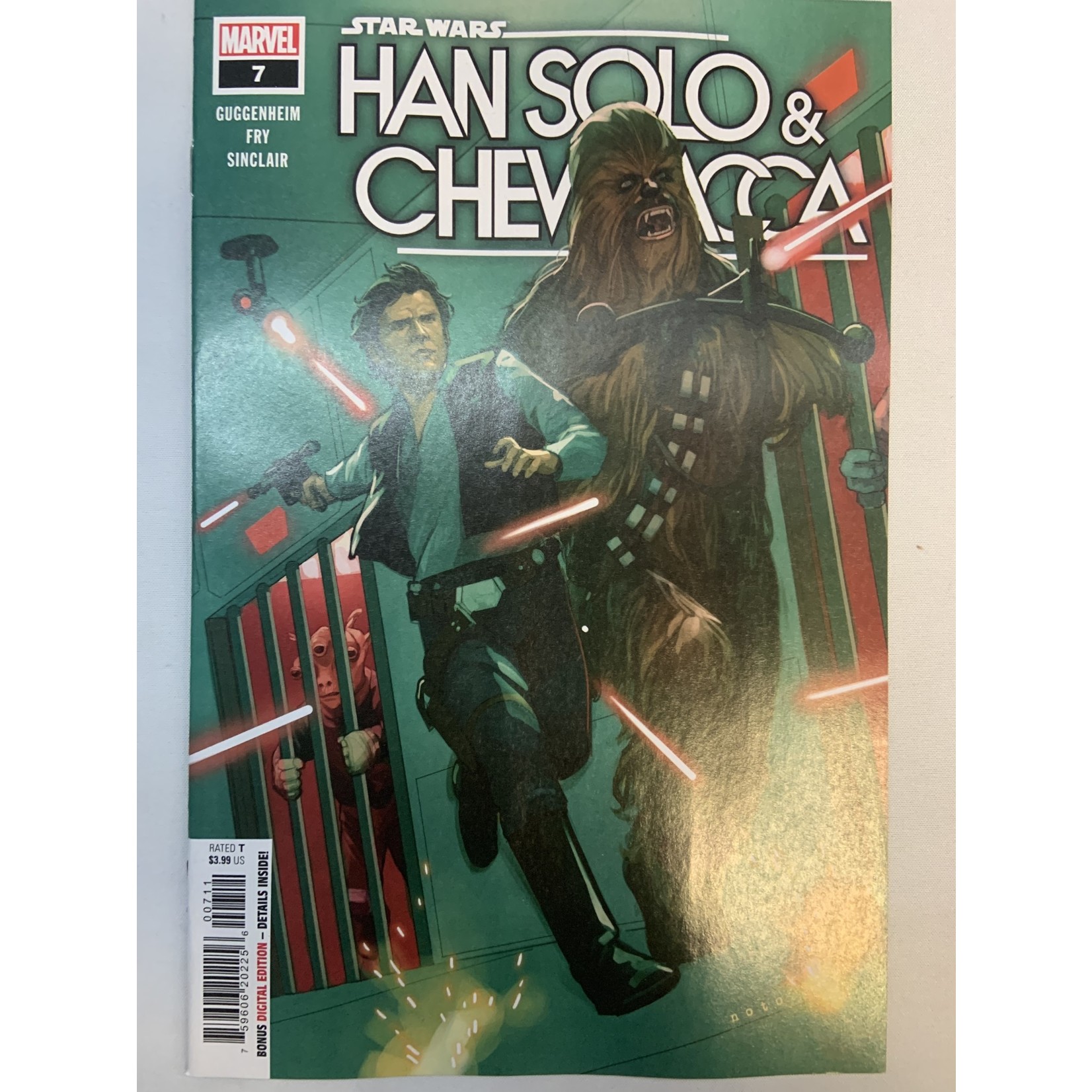 Marvel Comics Star Wars han Solo & Chewbacca 2022 #7A