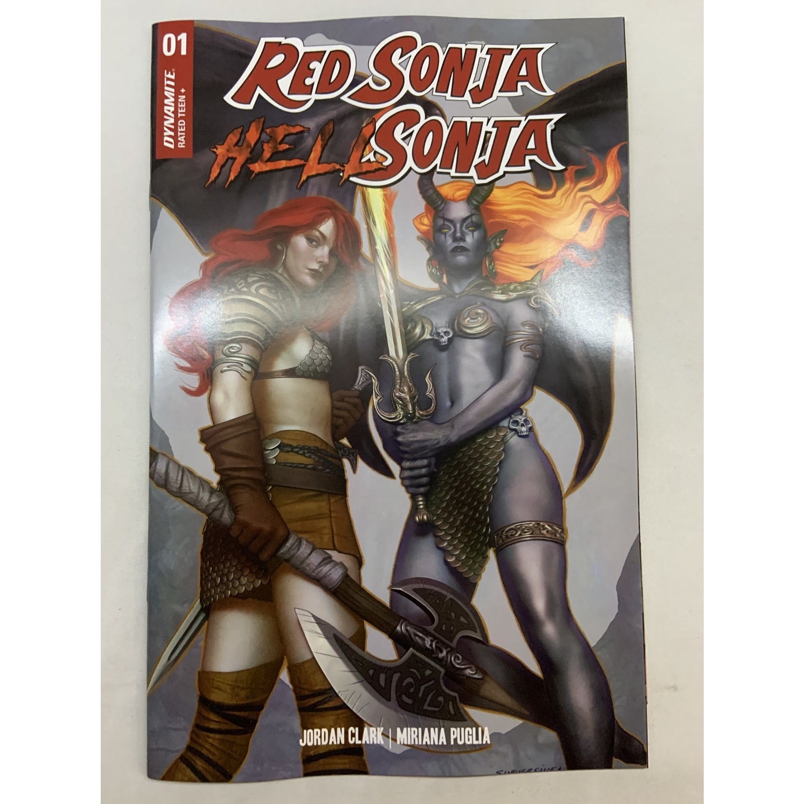 DYNAMITE Red Sonja Hell Sonja 2022 #1 Cvr D Puebla