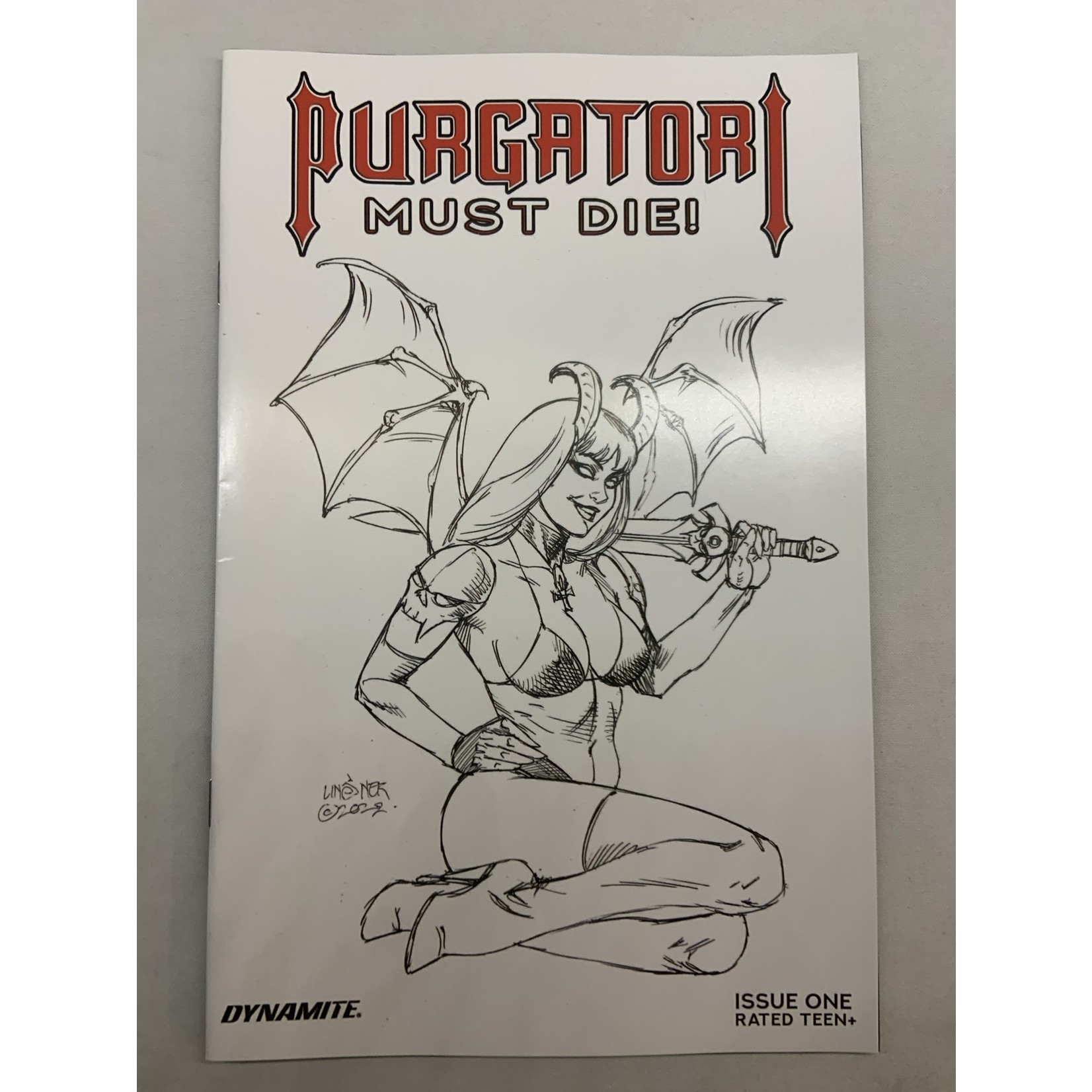 DYNAMITE Purgatori Must Die 2023 #1 Cvr H 15 Copy Incv Linsner Line Art
