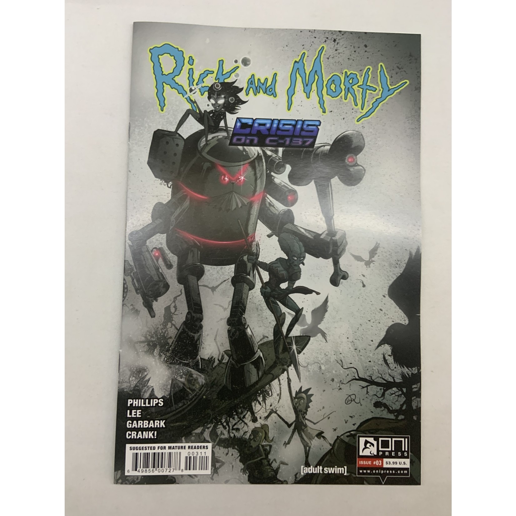 ONI PRESS INC. Rick & Morty Crisis On C 137 2023 #3 Cvr A Lee