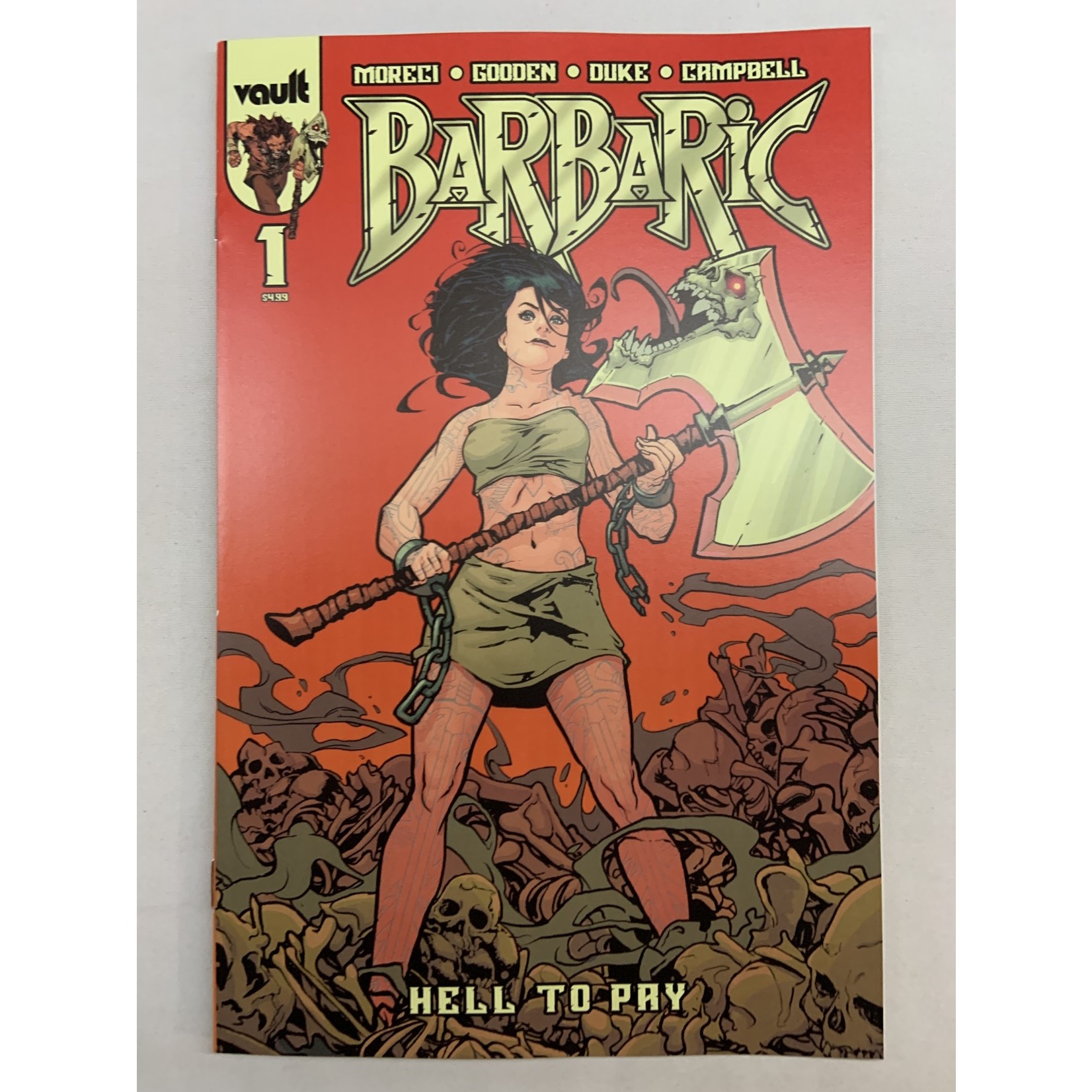 VAULT COMICS Barbaric Hell To Pay 2023 #1 Cvr B Gooden