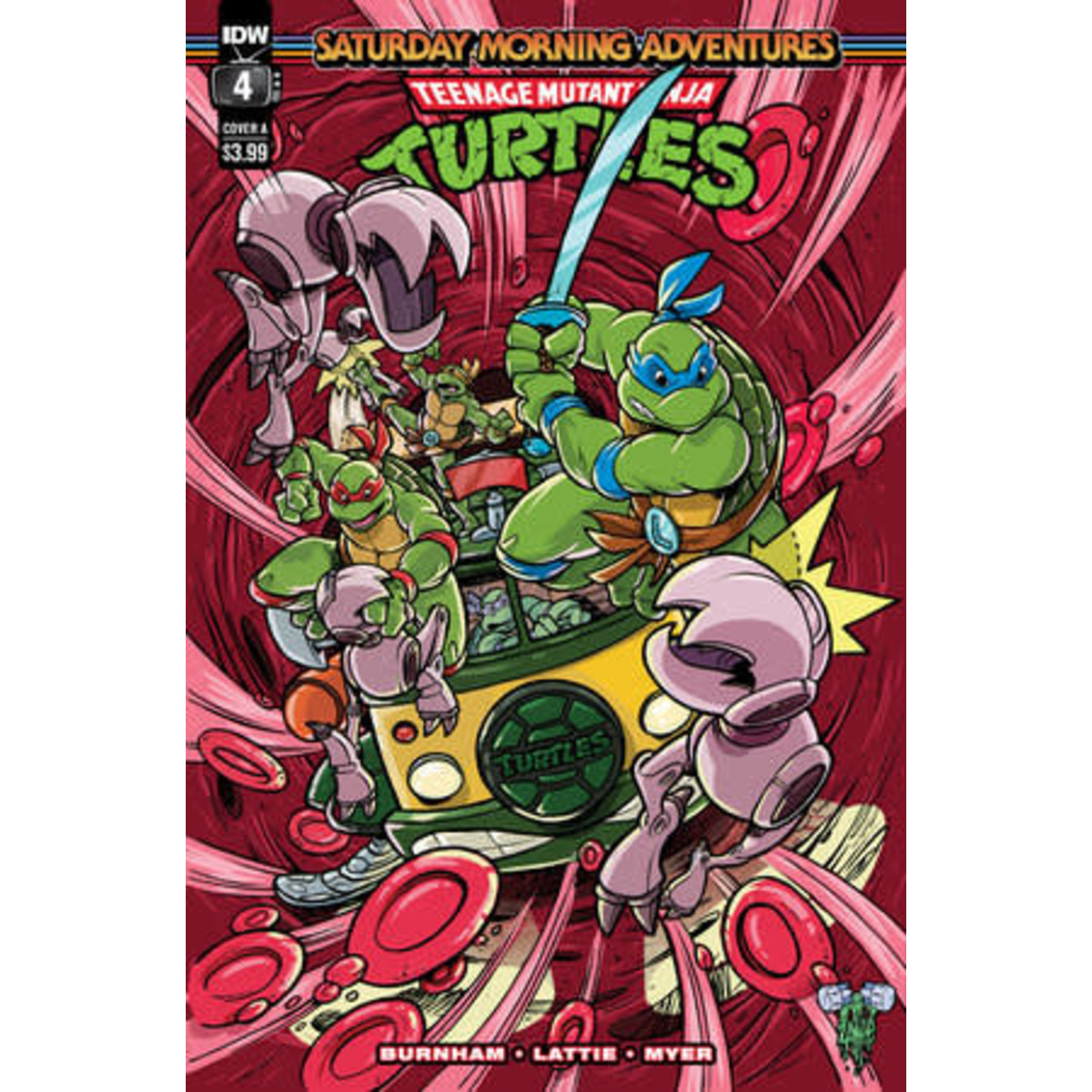 IDW PUBLISHING Teenage Mutant Ninja Turtles: Saturday Morning Adventures 2022 #4A
