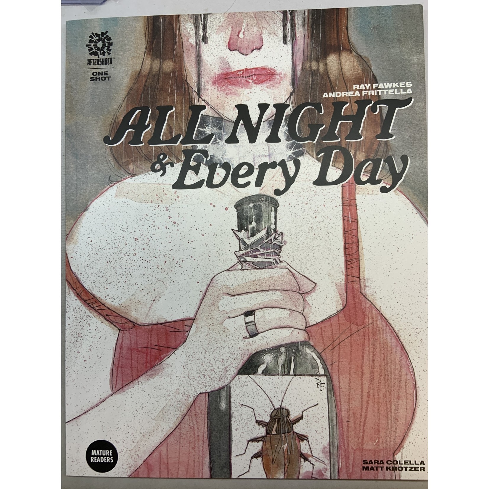 AFTERSHOCK COMICS All Night & Every Day One Shot 2023 #1 Cvr B 10 Copy Fawkes Incv