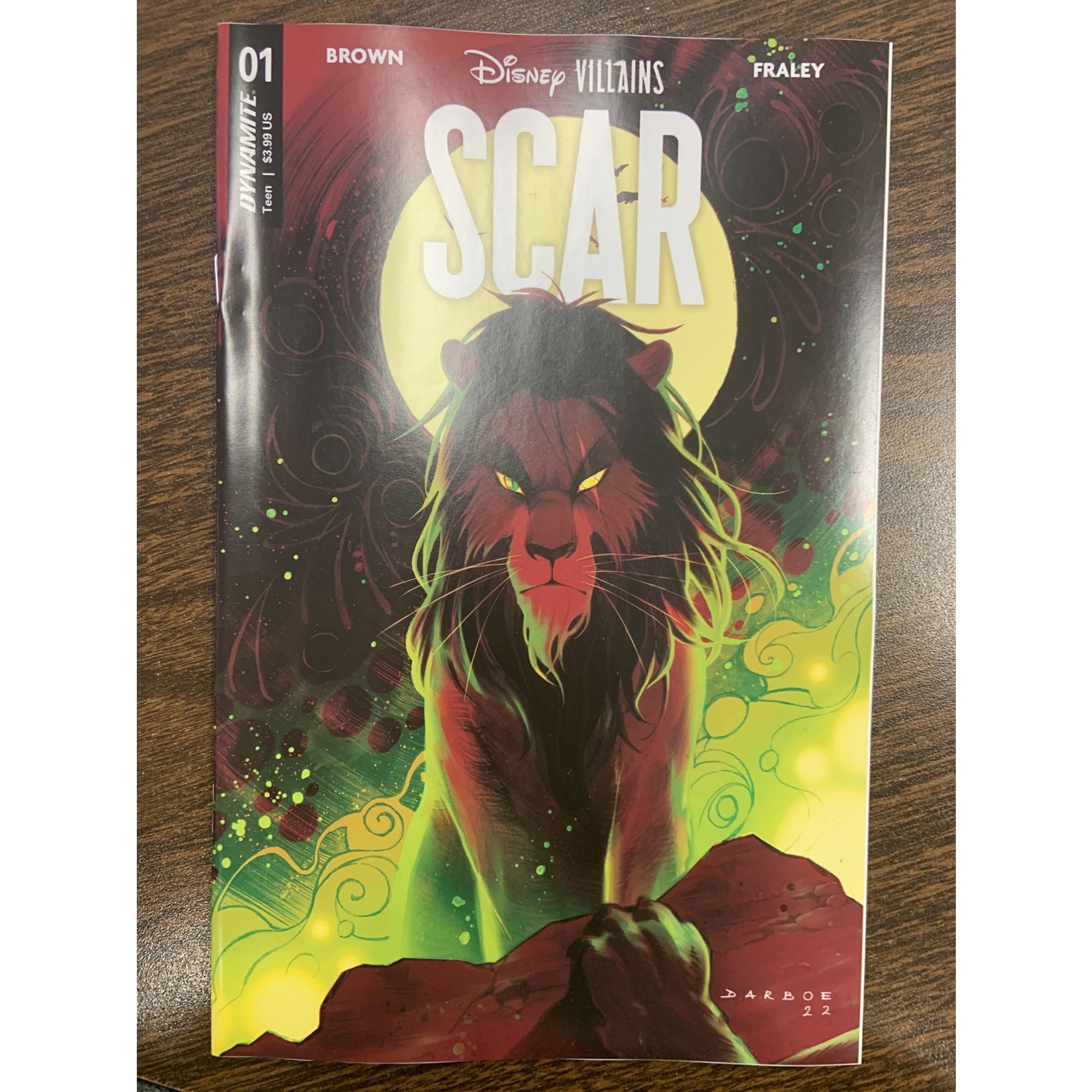 DYNAMITE Disney Villains Scar 2023 #1 Cvr B Darboe